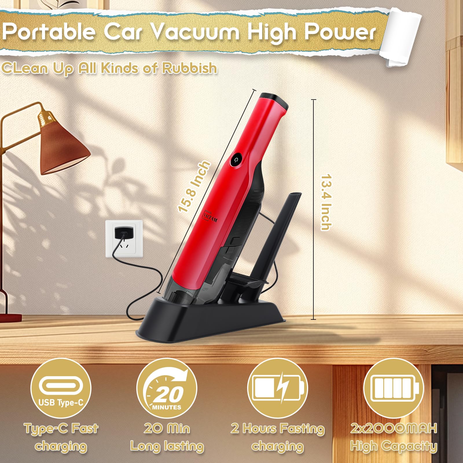 Handheld Vacuum Cordless