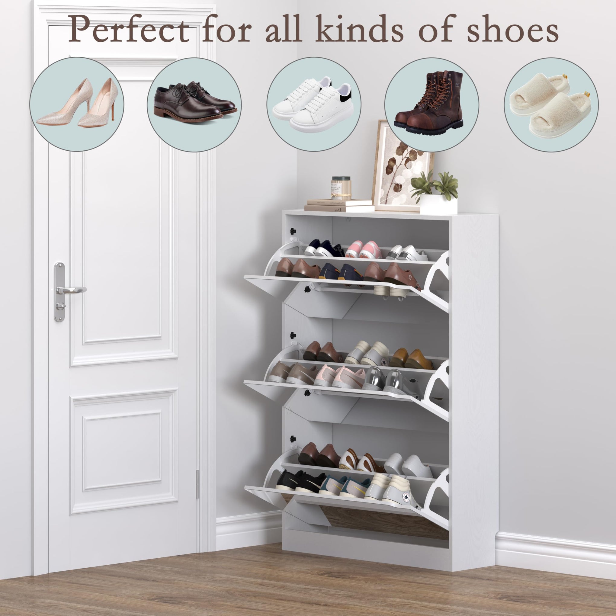 Shoe Cabinet with 3