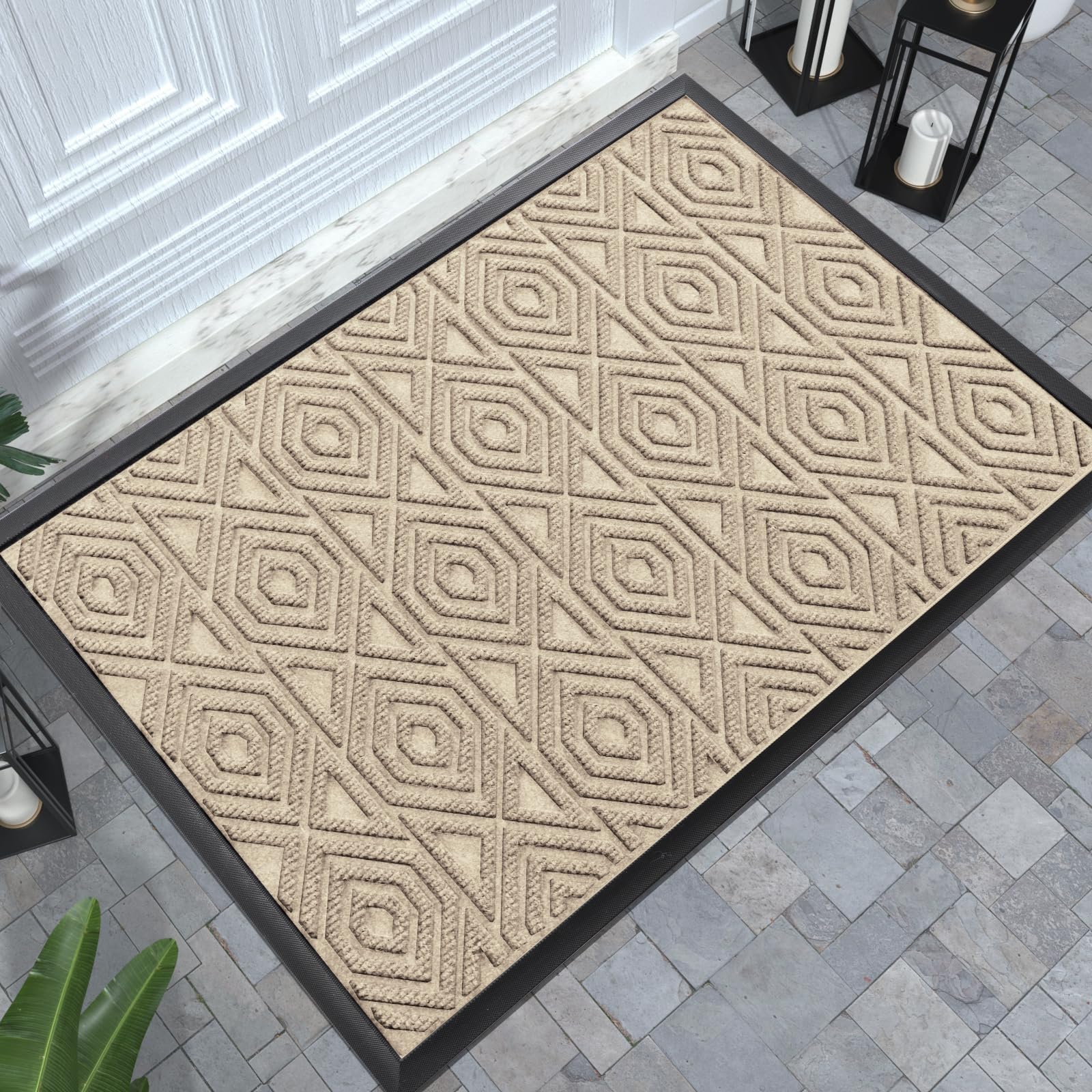 Door Mat Outdoor Indoor Entrance Welcome Mat