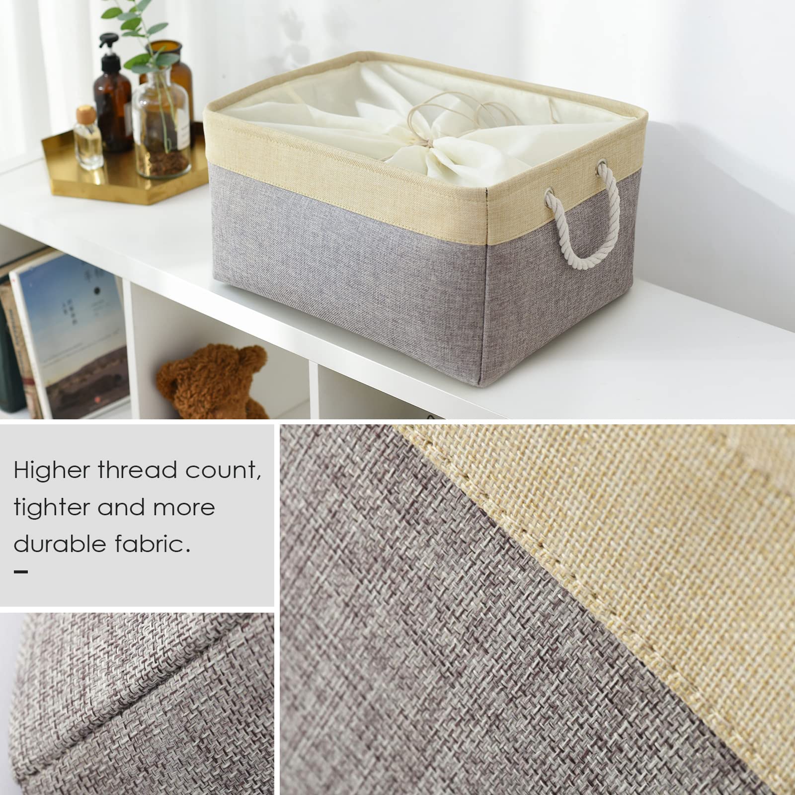 Storage Bins Baskets for Organizing (3 Count)