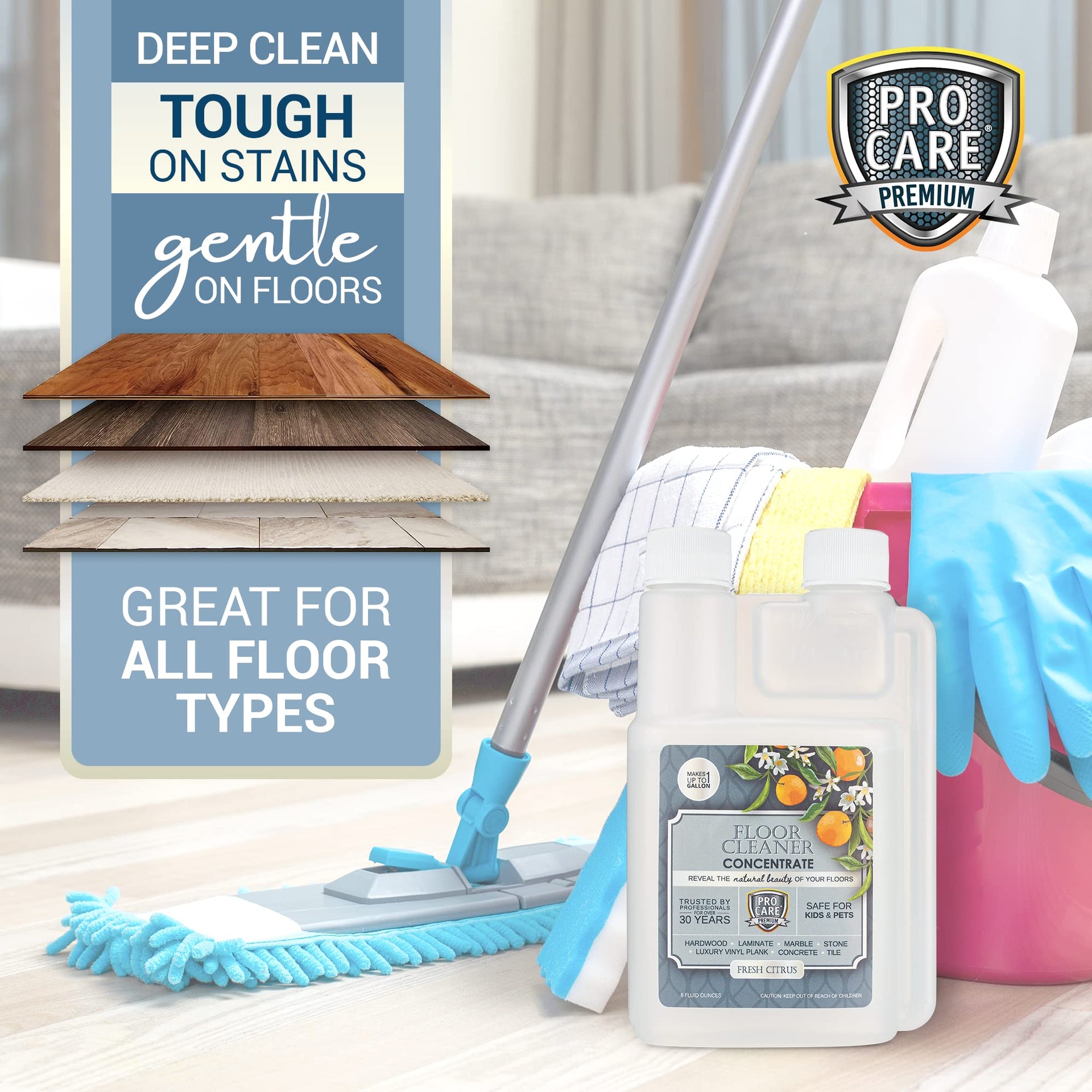 Citrus Floor Cleaner Concentrate (8 Fl Oz)