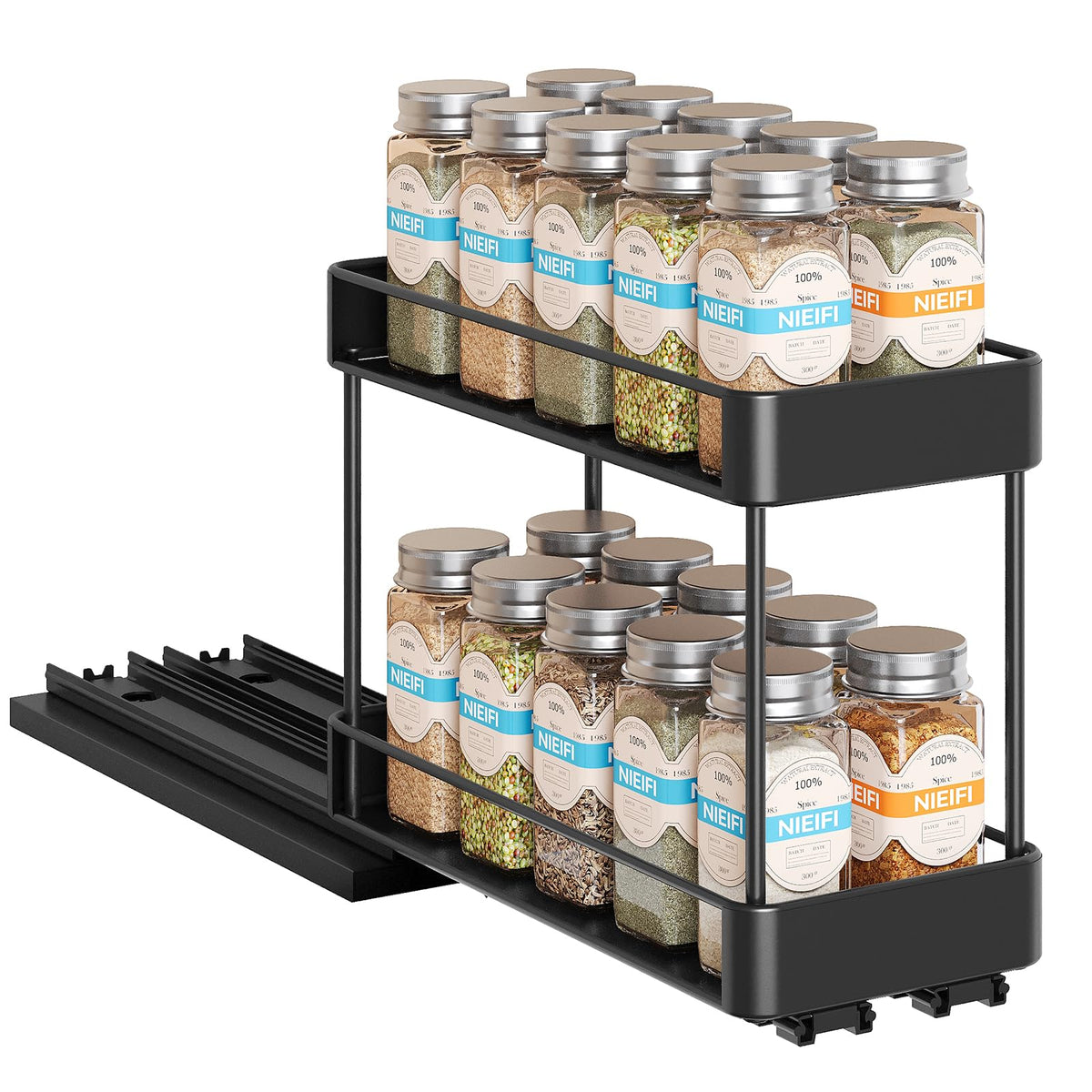 Pull Out Spice Rack Organizer