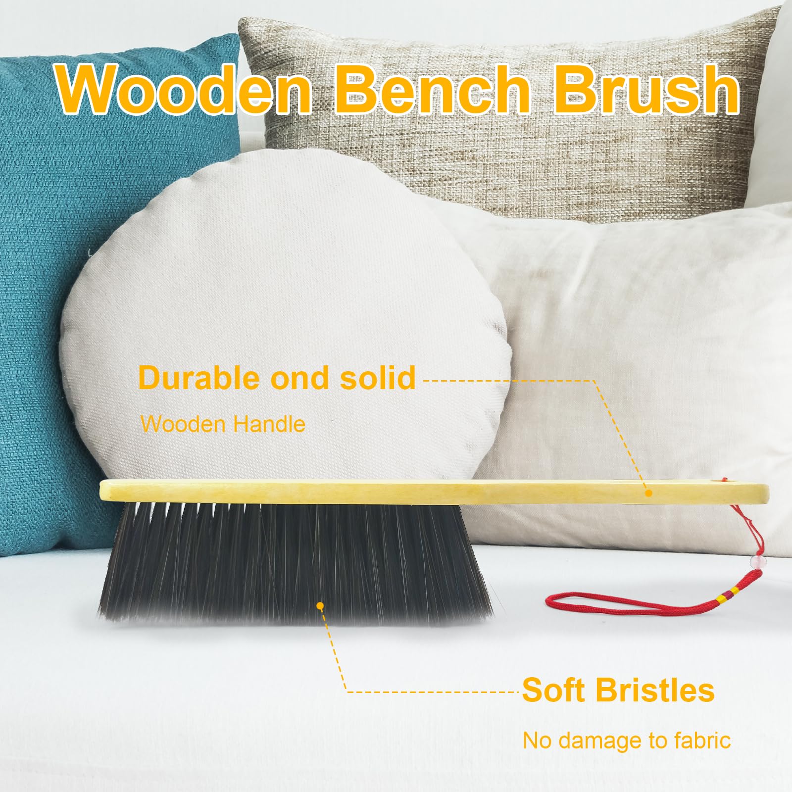 2 Piece Wooden Hand Broom (2 Count)