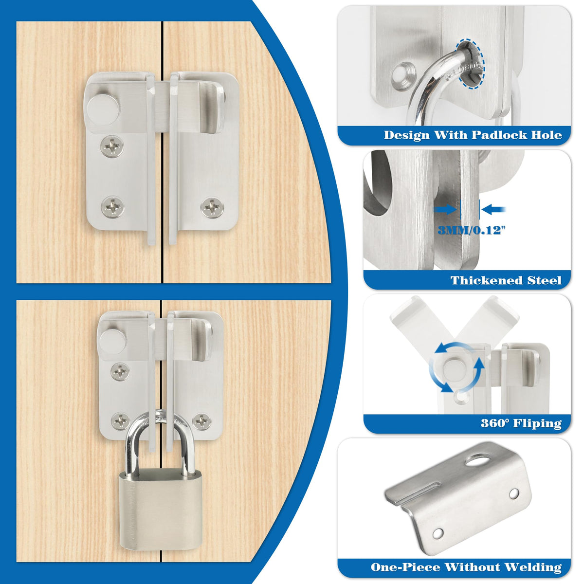 Flip Latch Door Latch Gate Latch Barn Door Lock