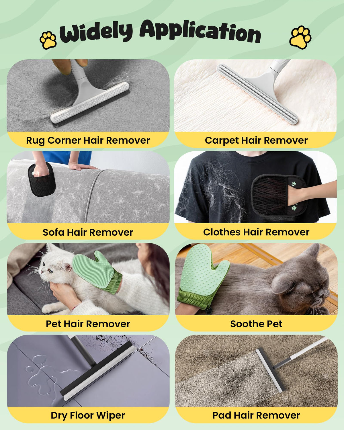 Carpet Rake for Pet Hair Removal Tool