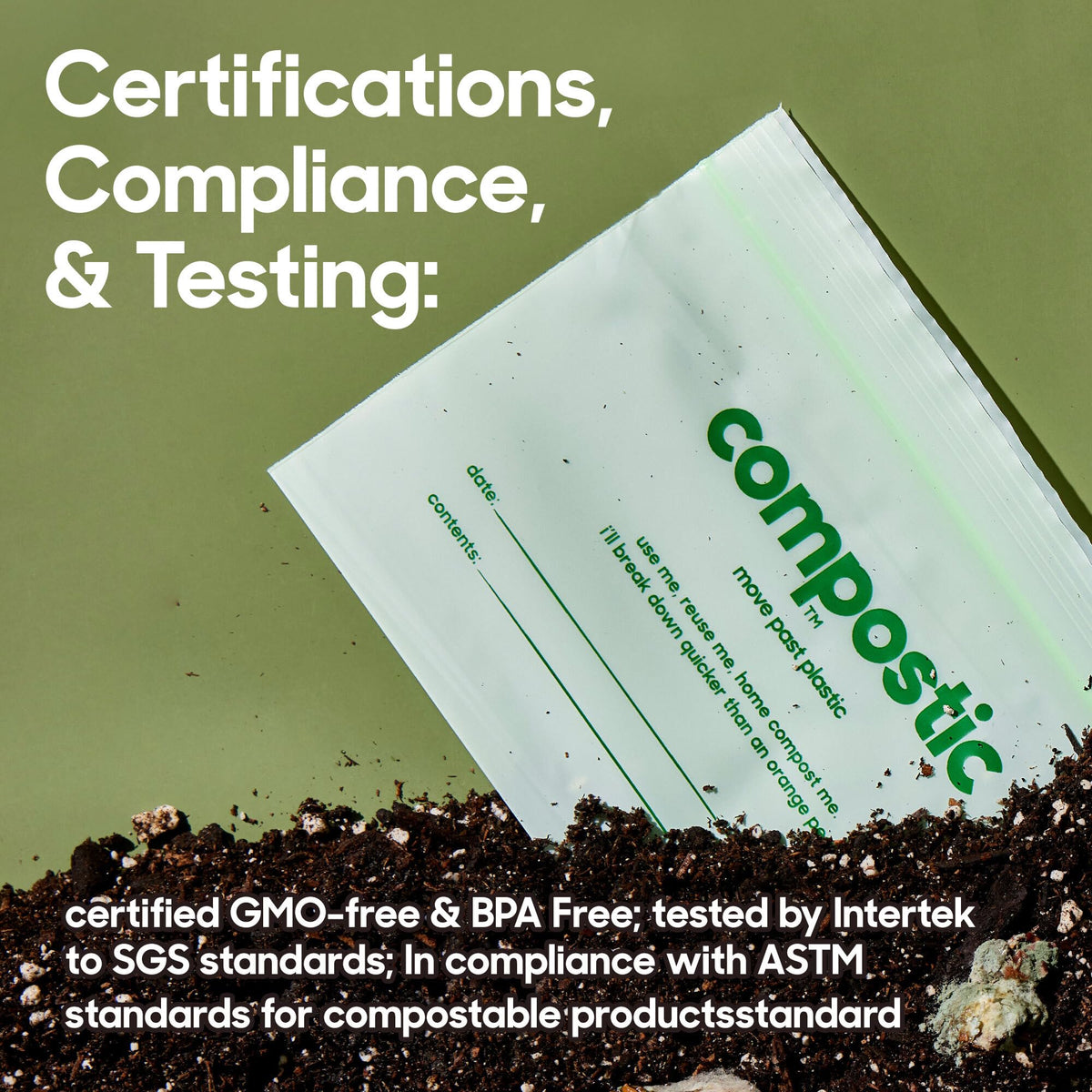 Compostable Snack Bags (200 Count)