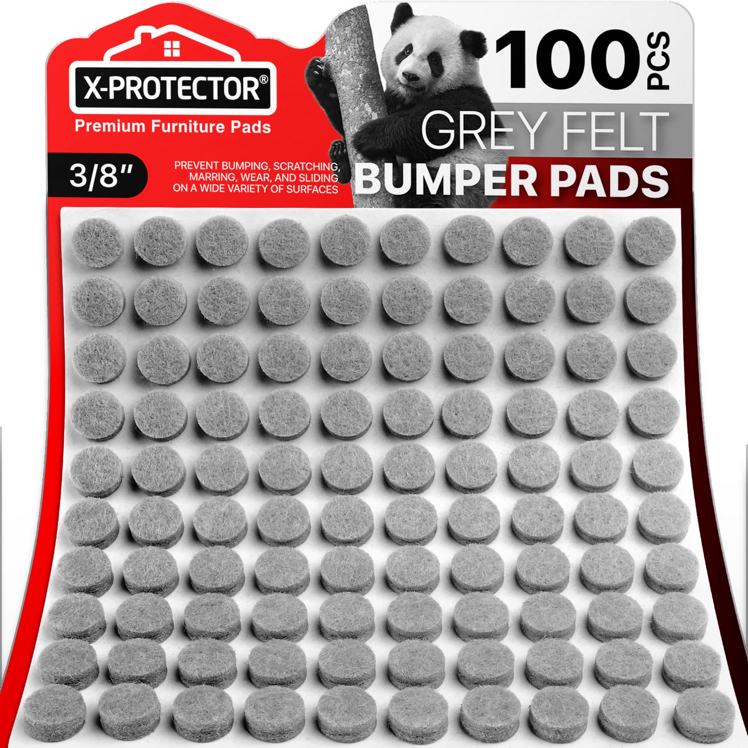 Cabinet Door Bumpers X (100 Count)