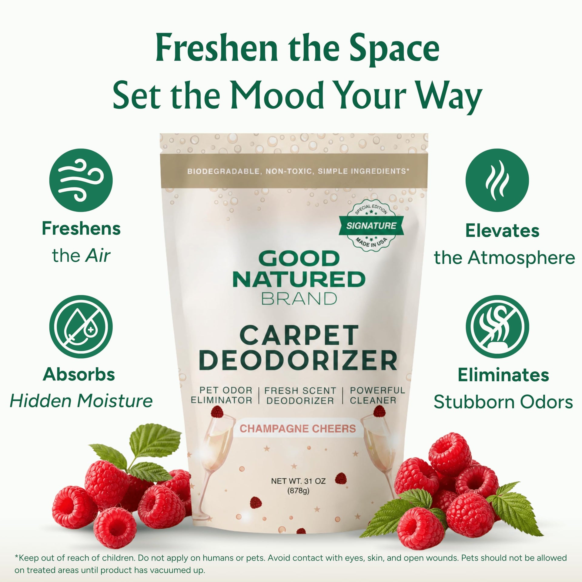 Carpet Deodorizer & Freshener Powder (31 Ounce)