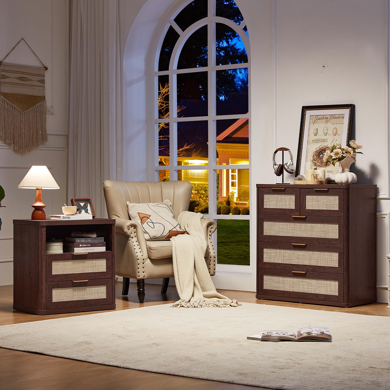 Rattan Dresser for Bedroom