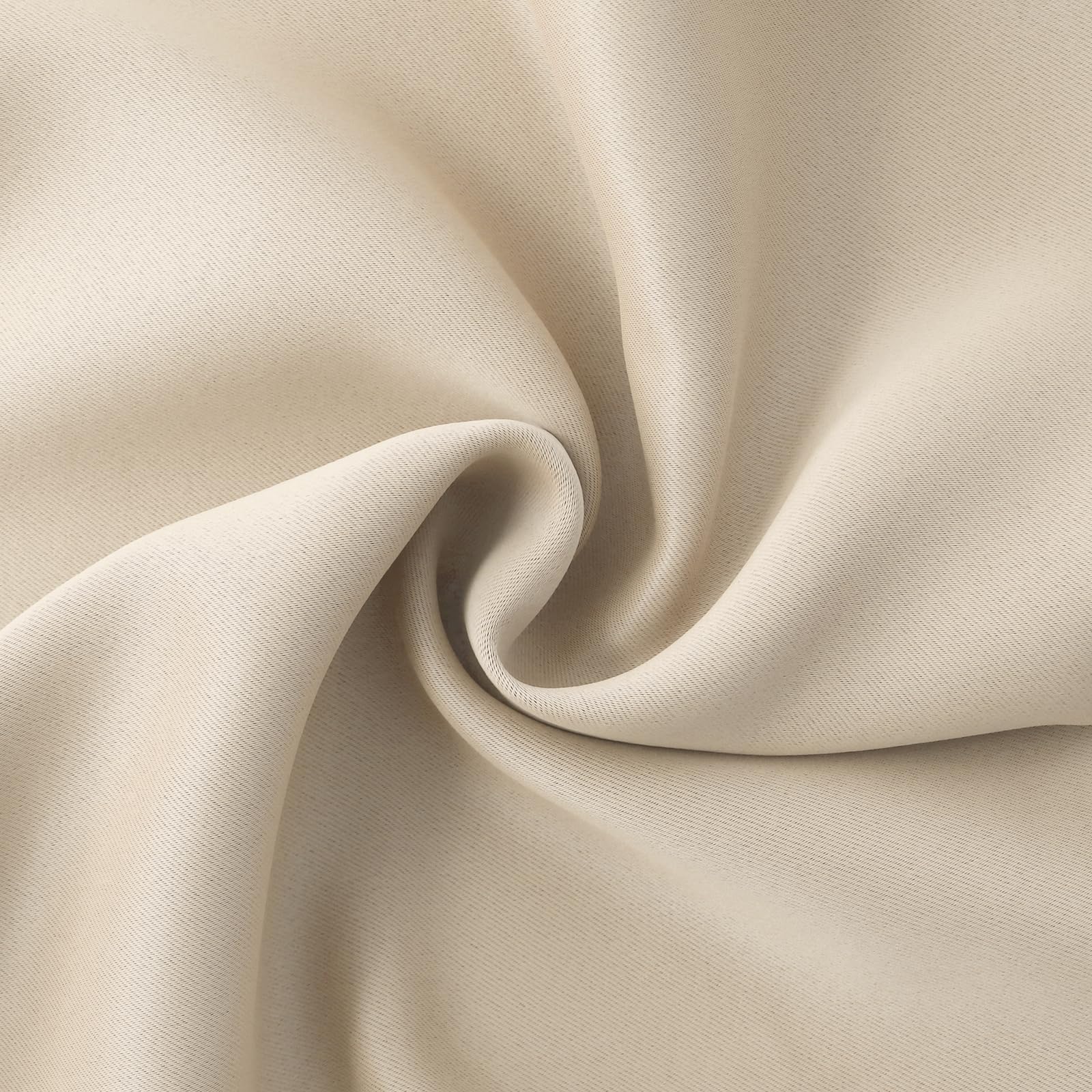 Champagne Blackout Curtains 45 Inches Long for Bedroom (2 Count)