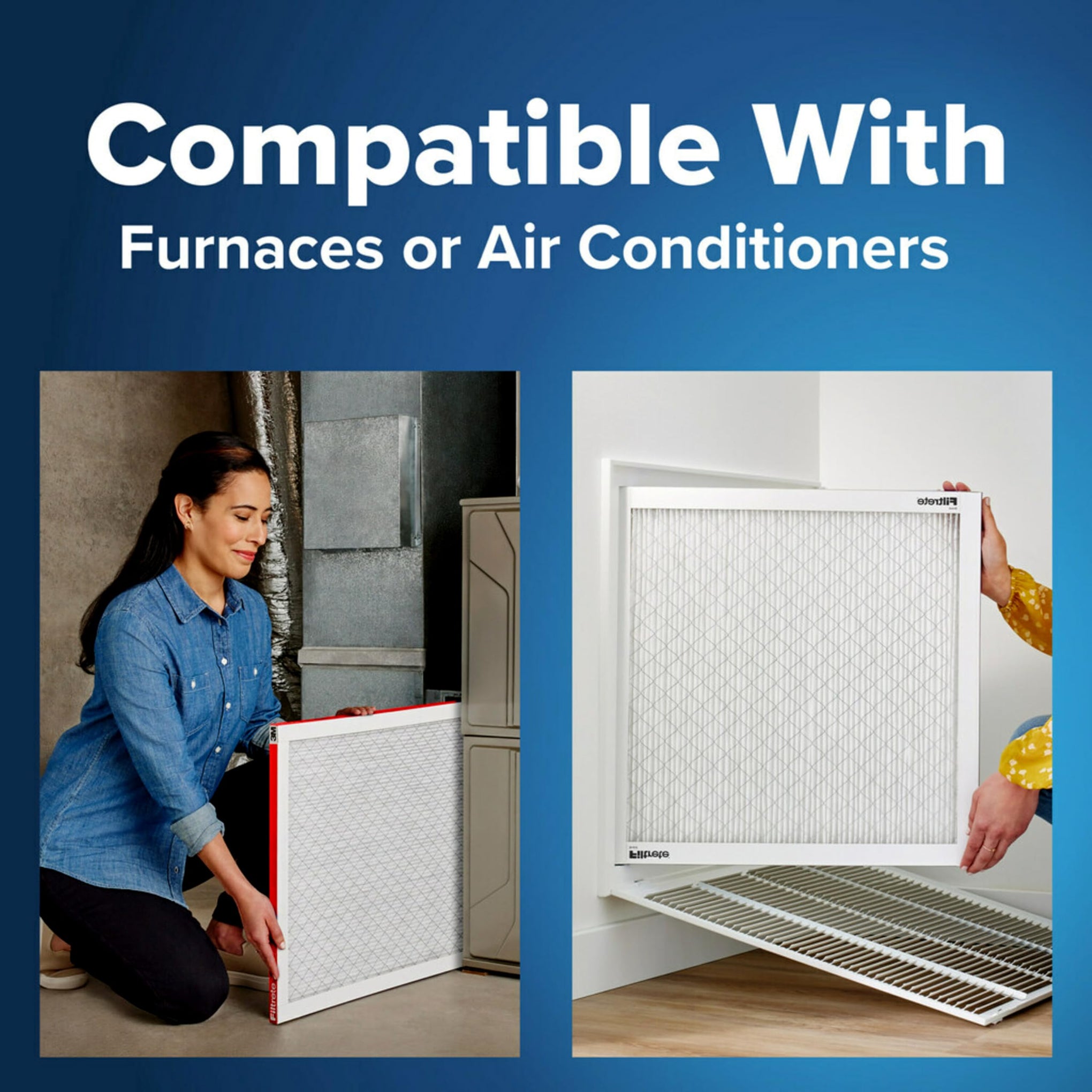 16x25x2 AC Furnace Air Filter (4 Count)