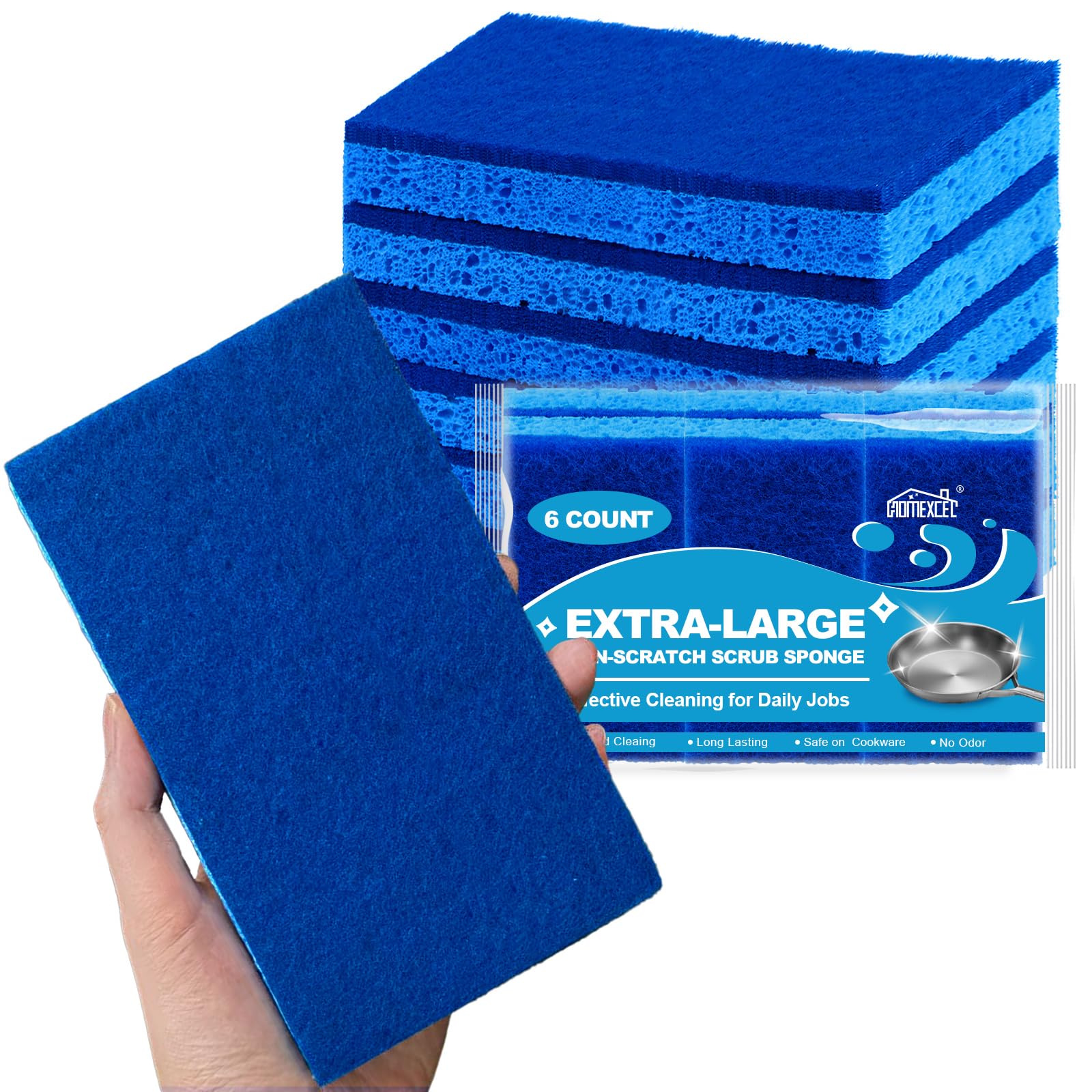 Extra Large Sponges Kitchen 6PK (6 Count)