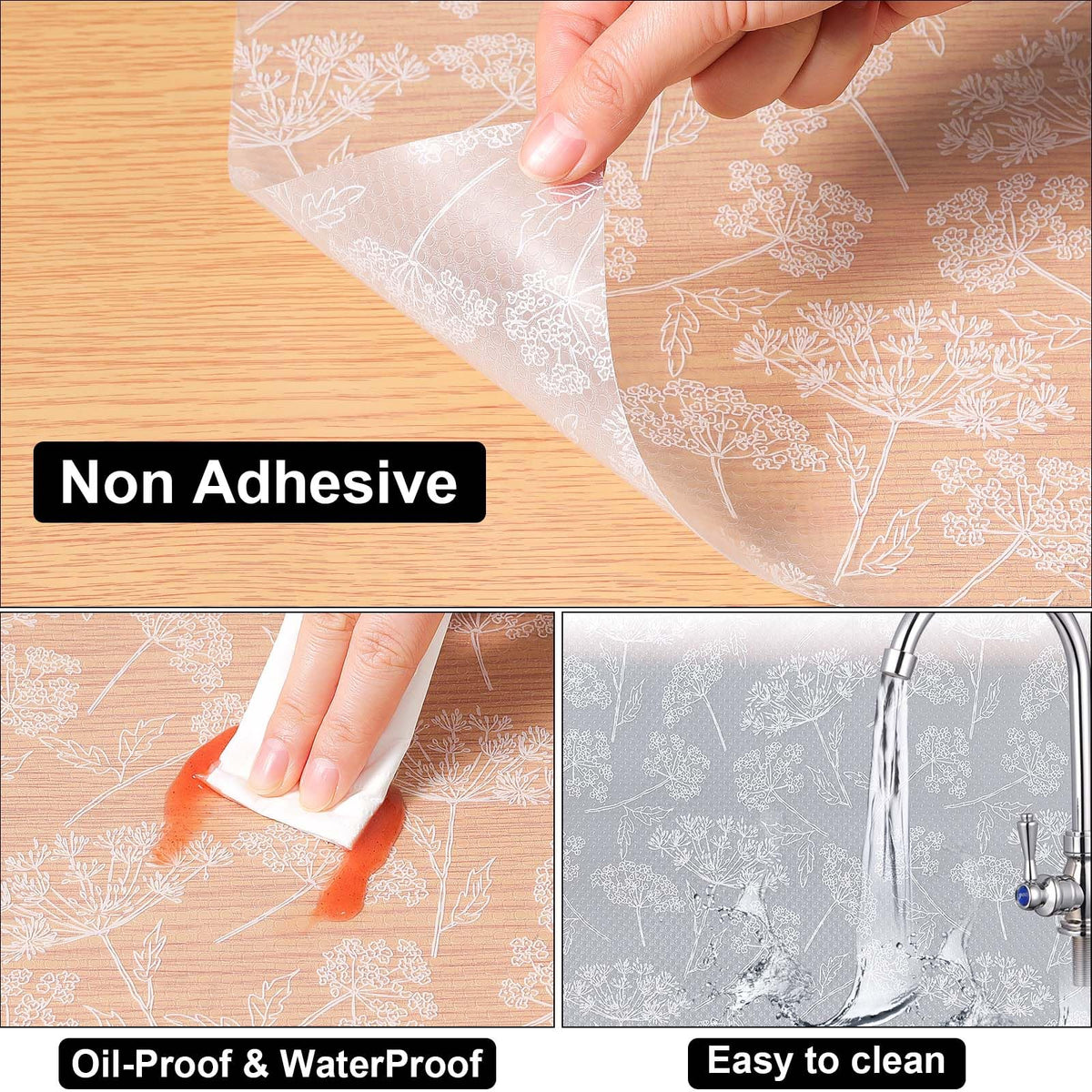 Shelf Liners for Kitchen Cabinets