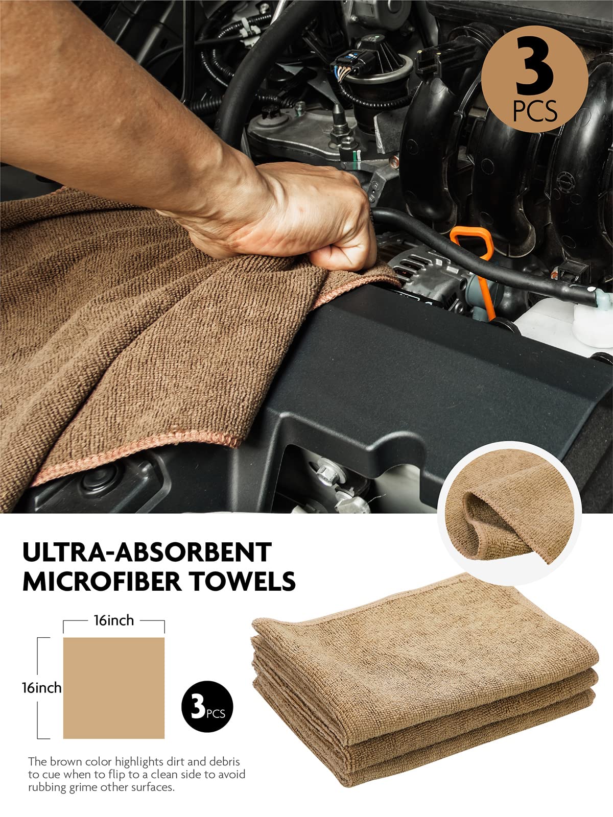 Car Detailing Brush Set