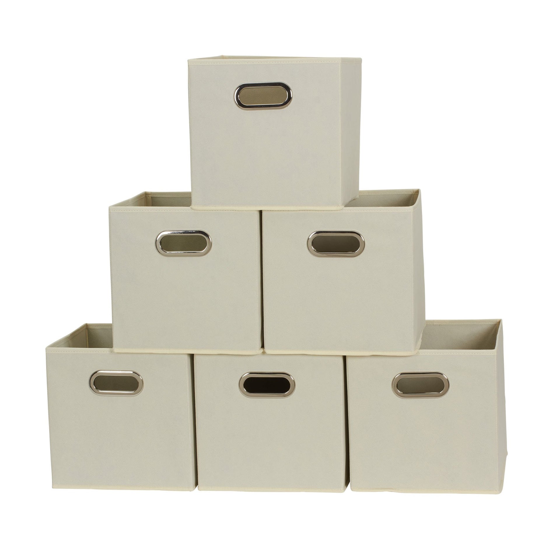 Fabric Storage Bins 6 Piece Set (6 Count)