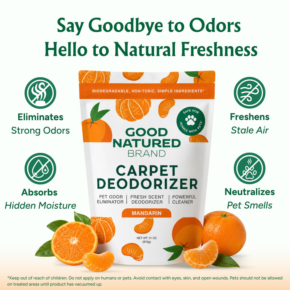 Carpet Deodorizer & Freshener Powder (31 Ounce)