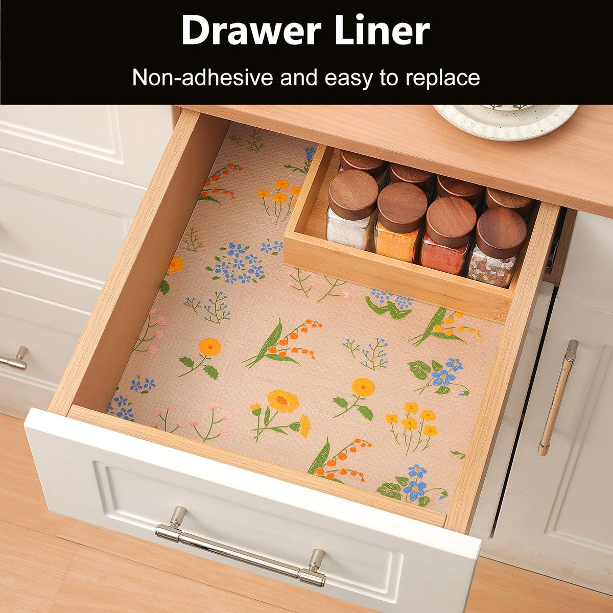Shelf Liners for Kitchen Cabinets Non