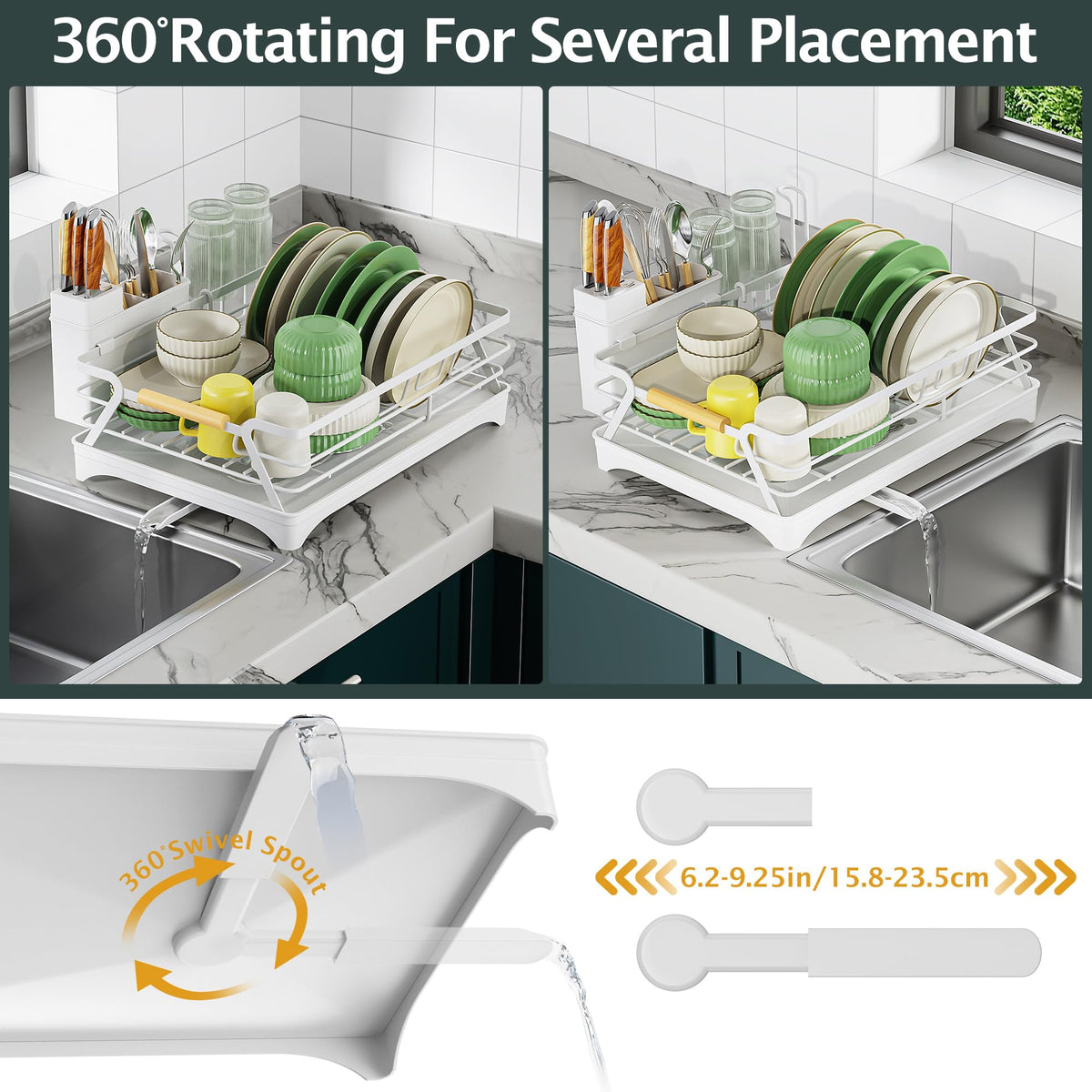 Dish Drying Rack for Kitchen Counter