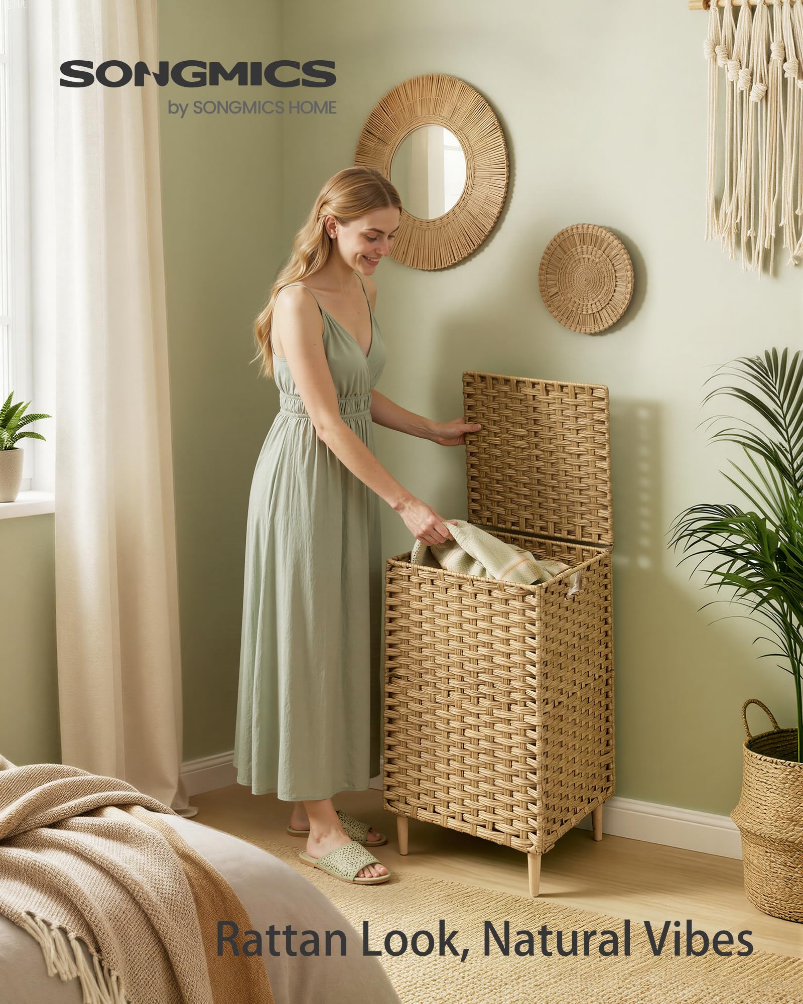 Laundry Hamper with Lid