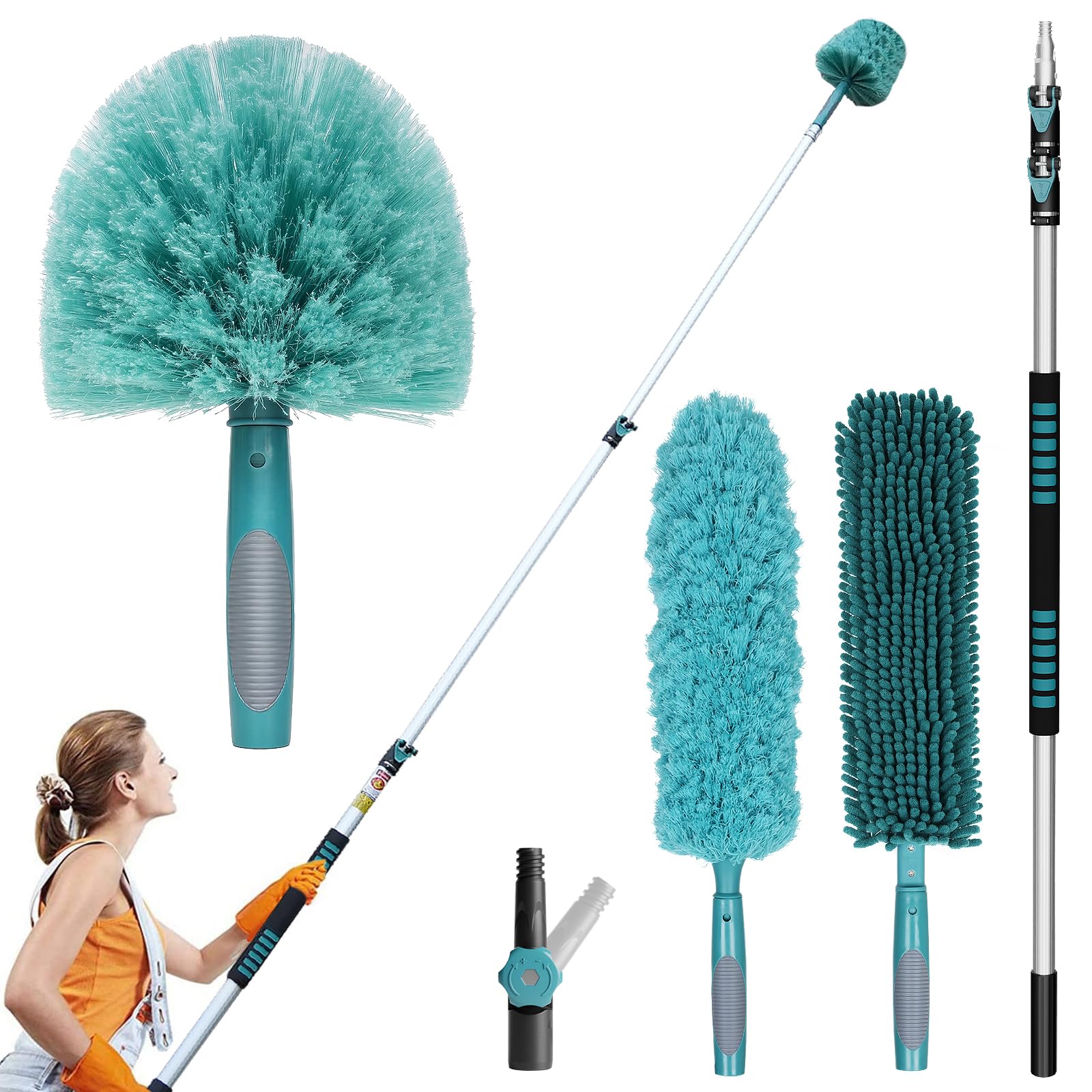 20 Foot High Reach Duster Kit with 5