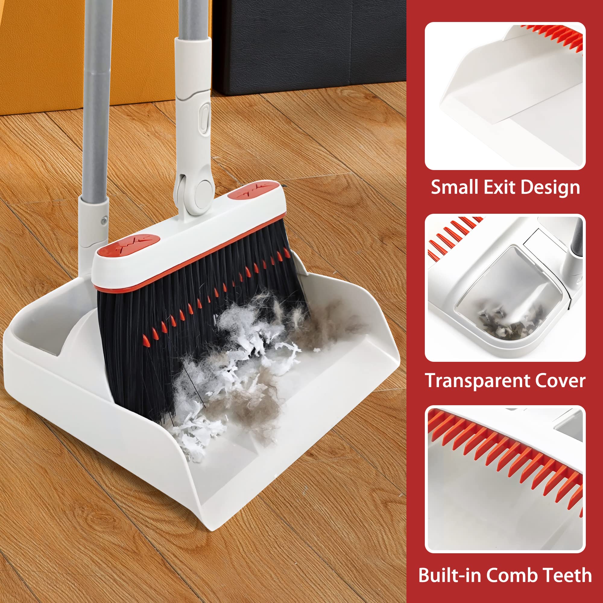 Broom and Dustpan Set for Home