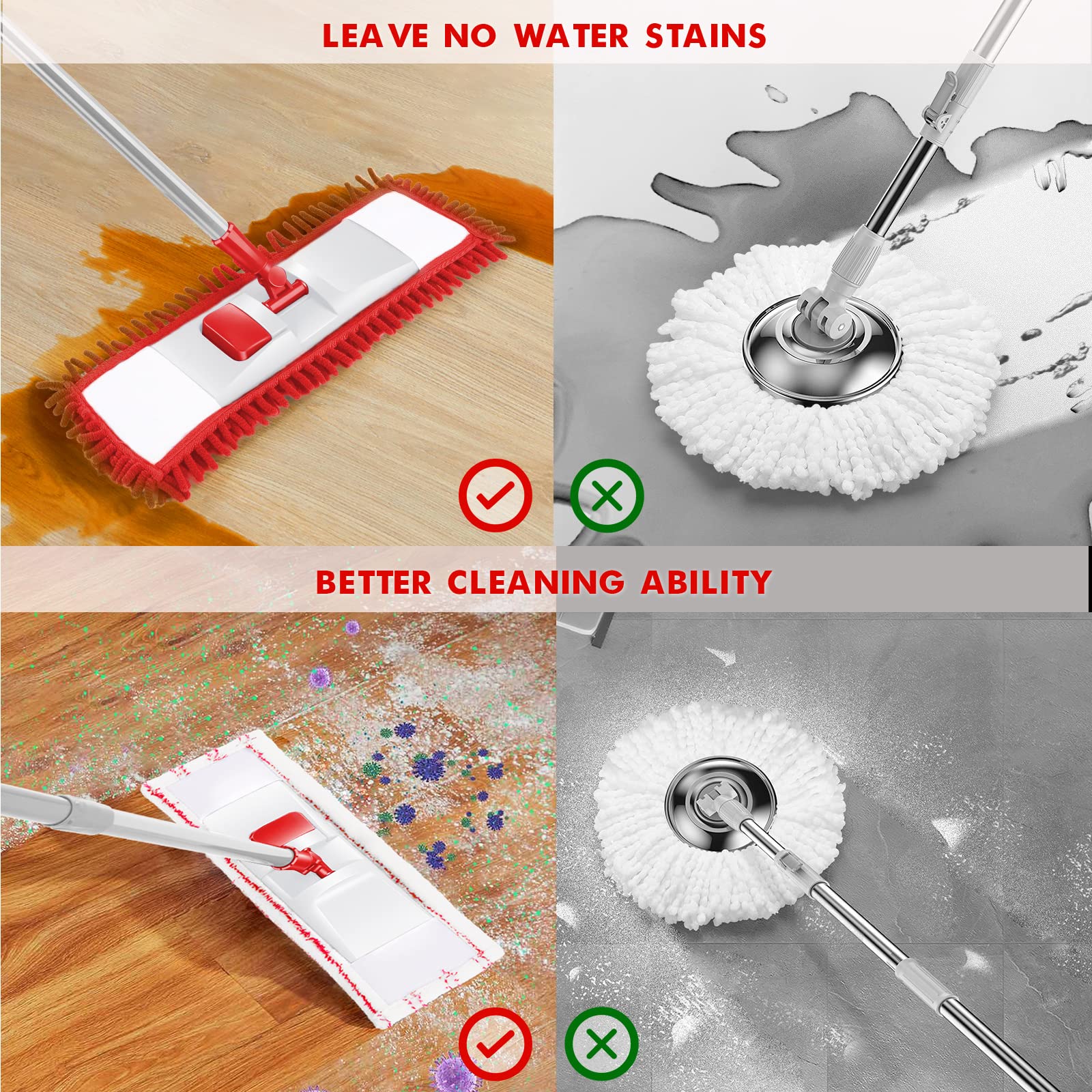 Microfiber Mop for Floor Cleaning - ModHome Supplies