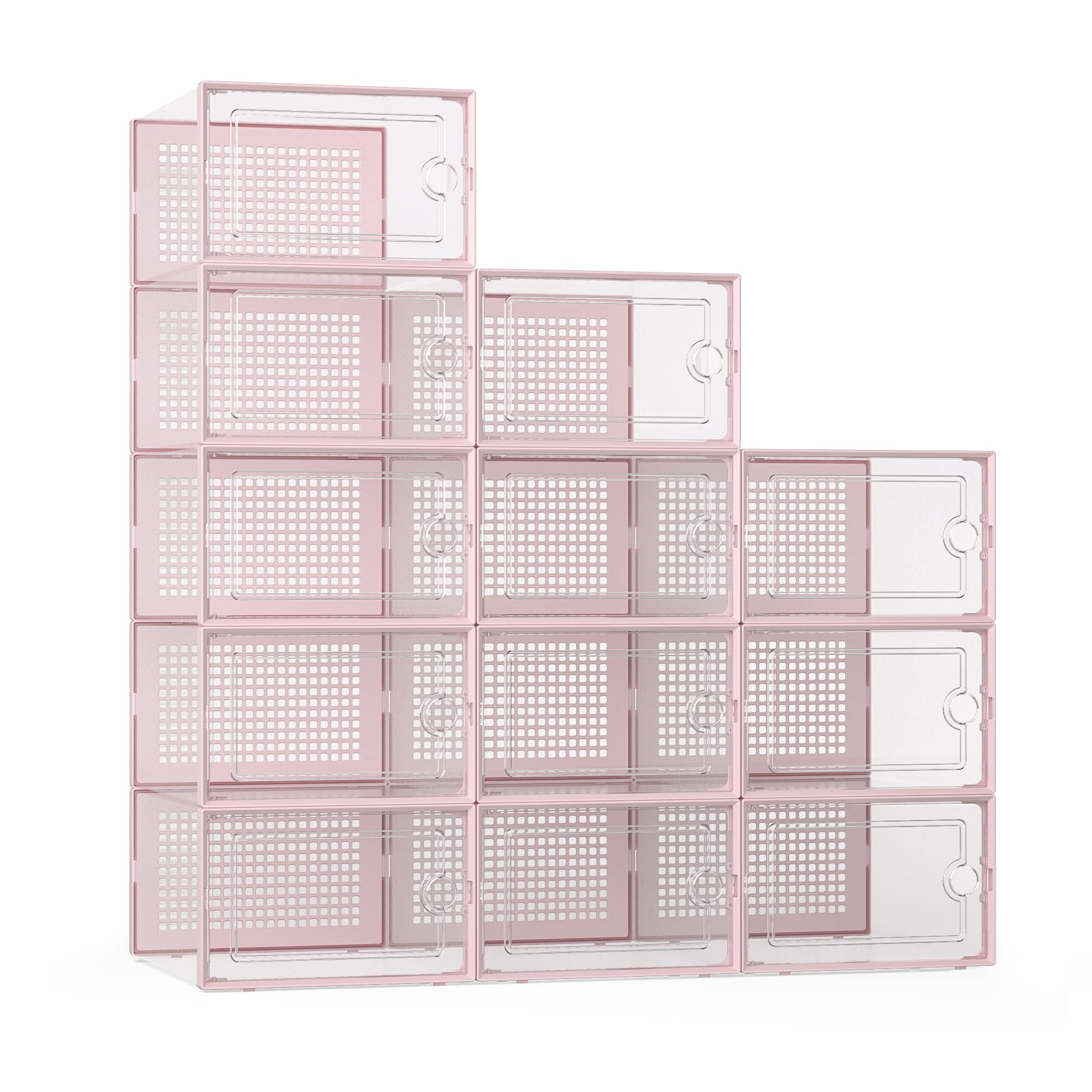 X Large Shoe Storage Boxes 12 Pack (12 Count)