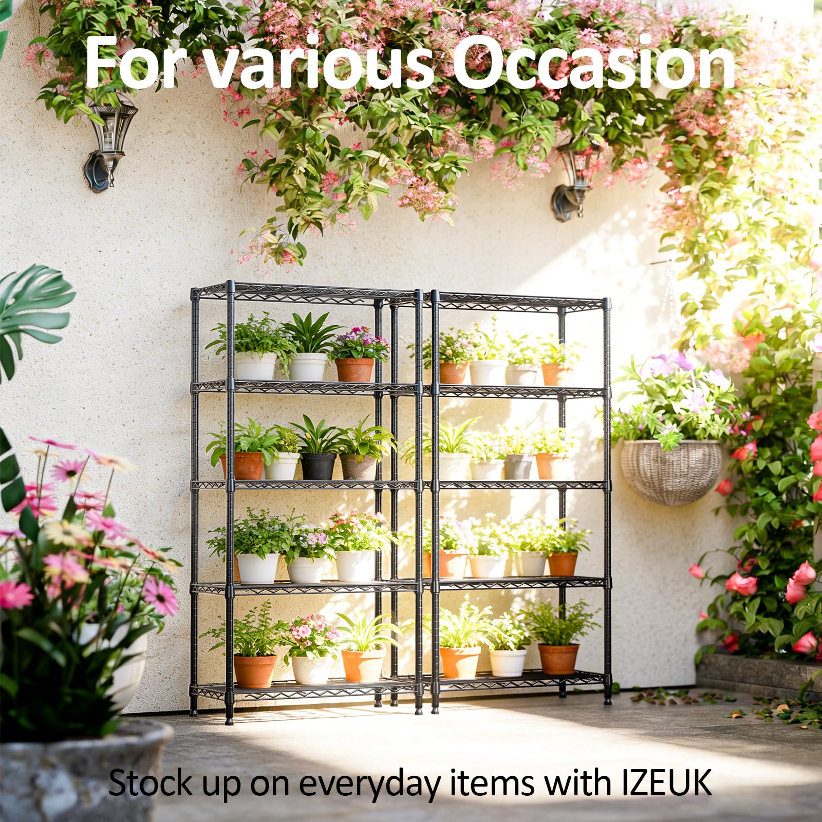Storage Shelving Unit for Pantry