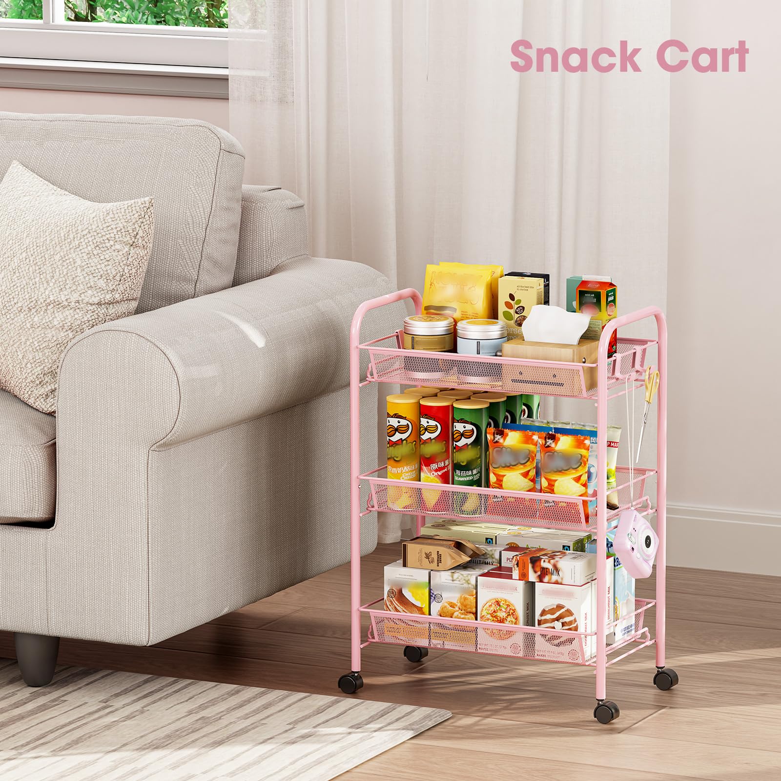 3 Tier Rolling Cart