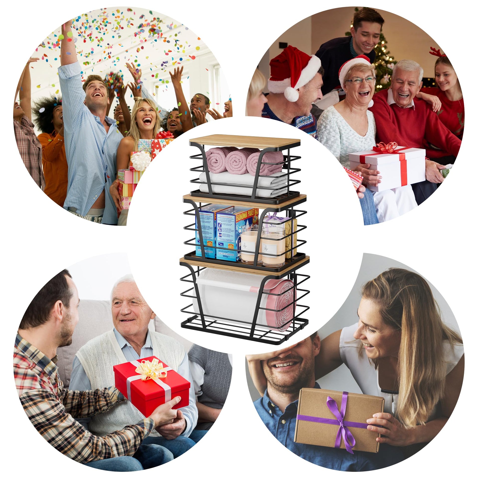 3 Pack Stackable Pantry Organizer (3 Count)