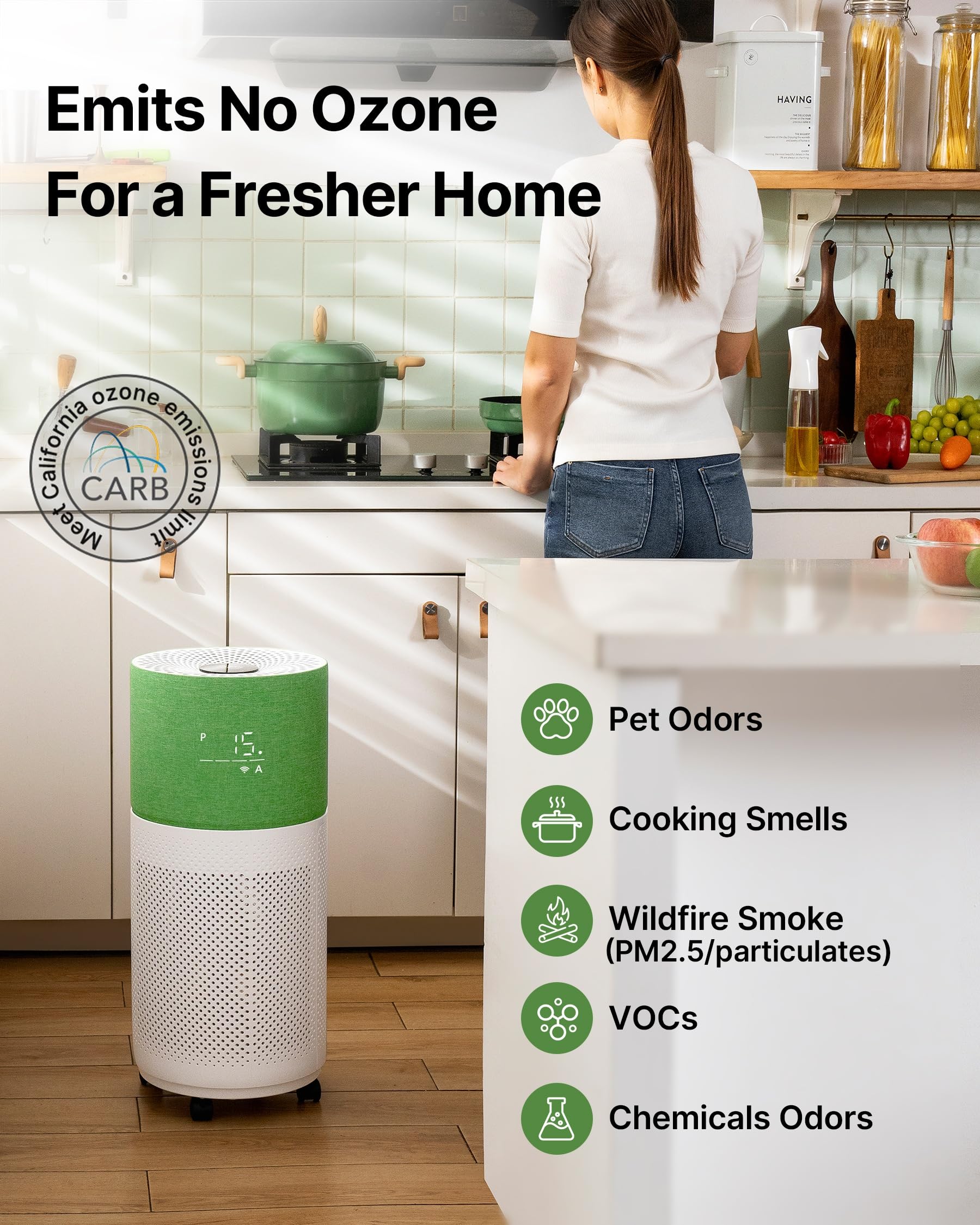 CleanForce Air Purifier for Large Room up to 2