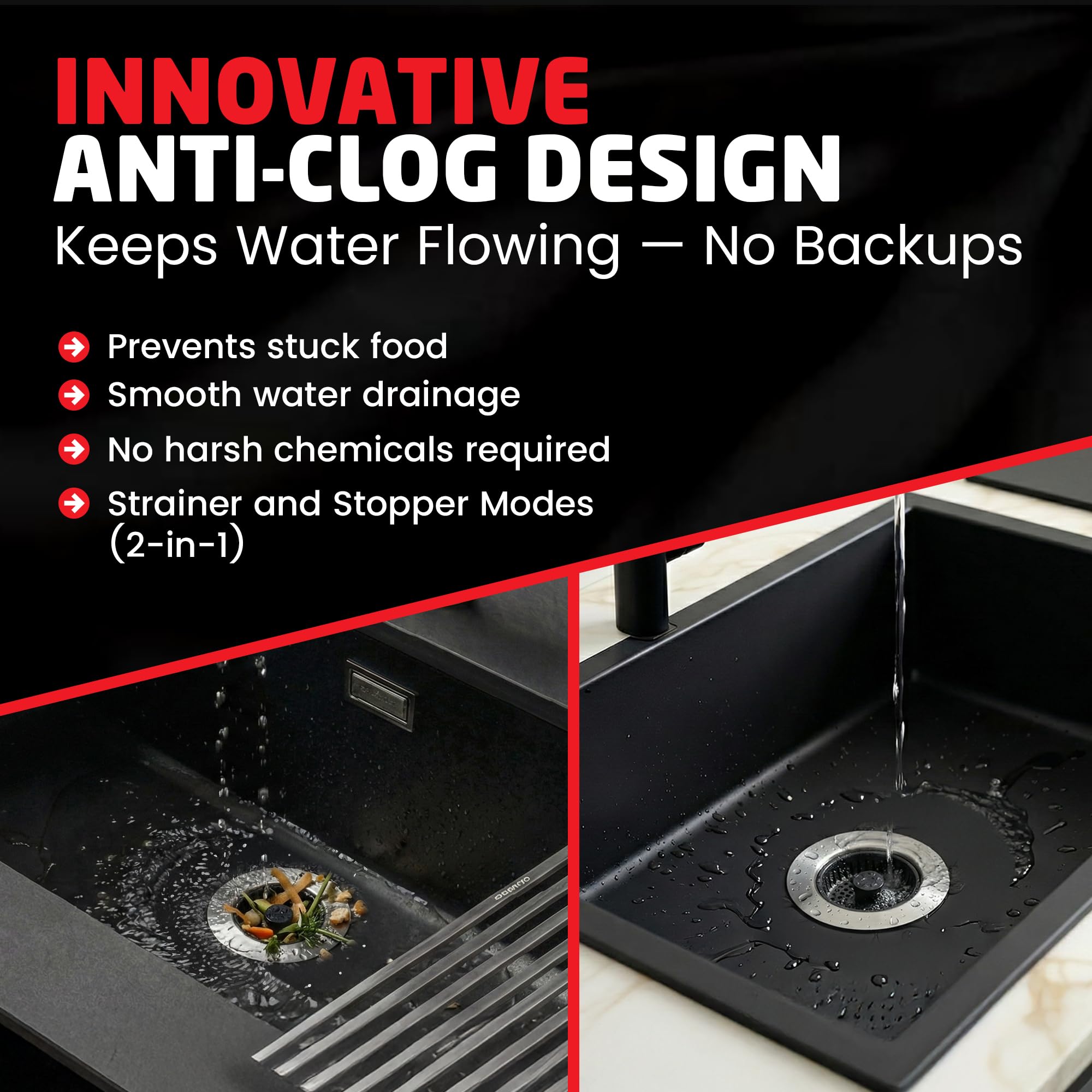 Kitchen Sink Drain Strainer