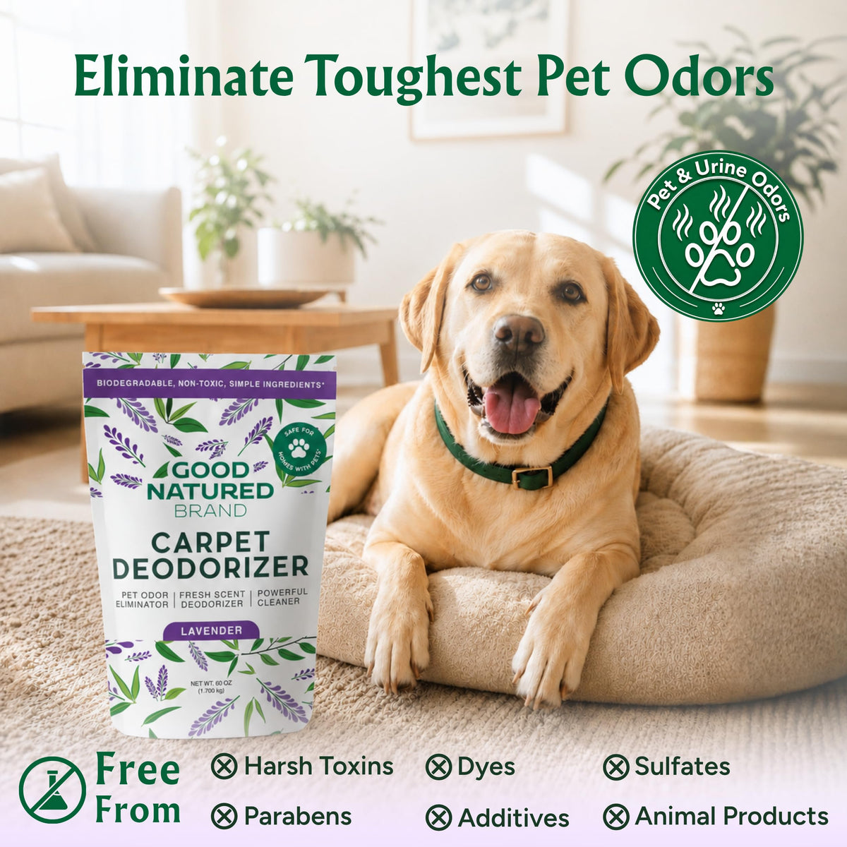Carpet Deodorizer & Freshener Powder (60 Ounce)