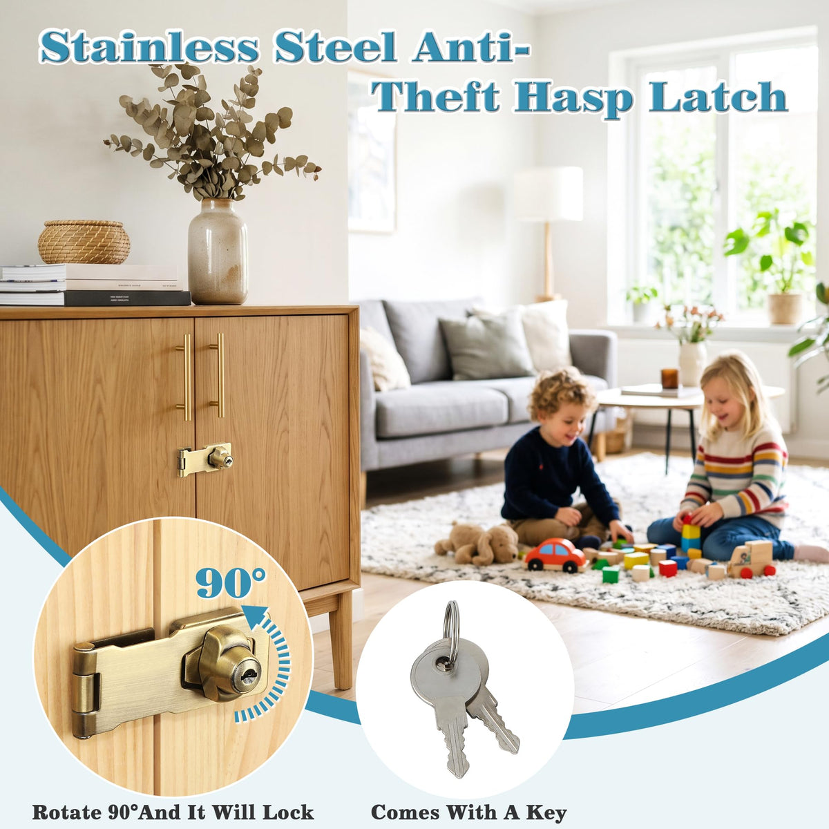 Keyed Hasp Latch