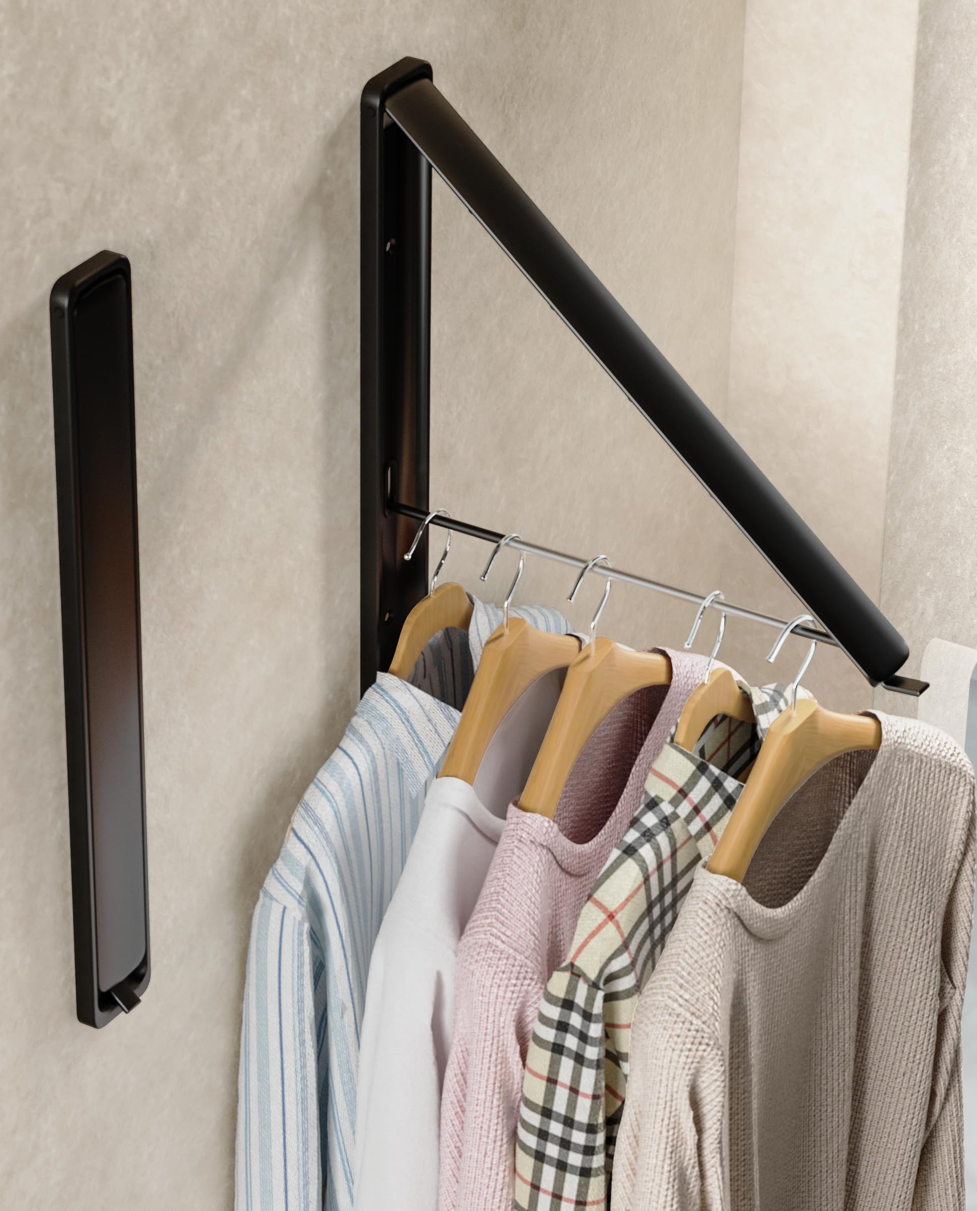 Clothes Drying Rack Wall Mounted