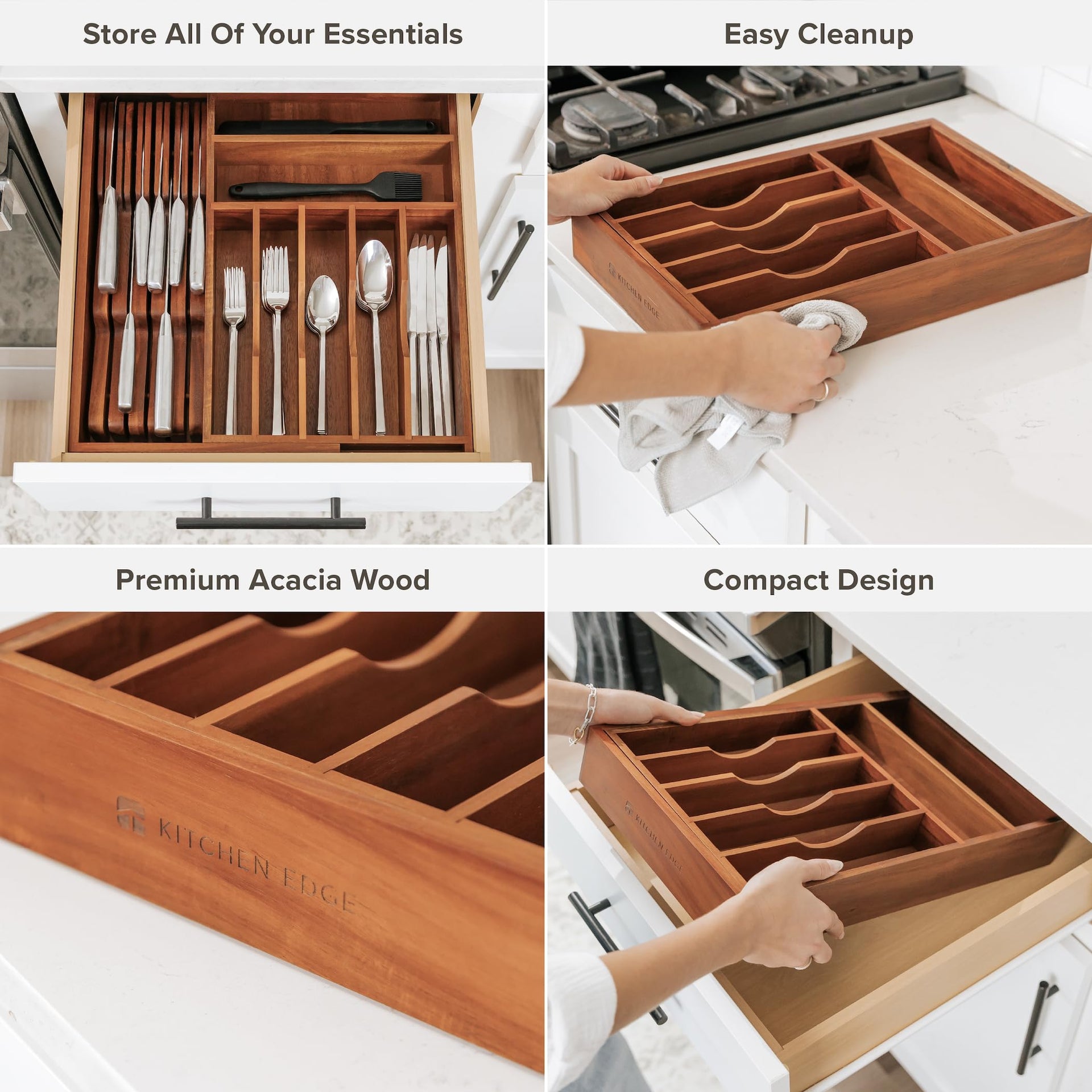Silverware & Utensil Drawer Organizer
