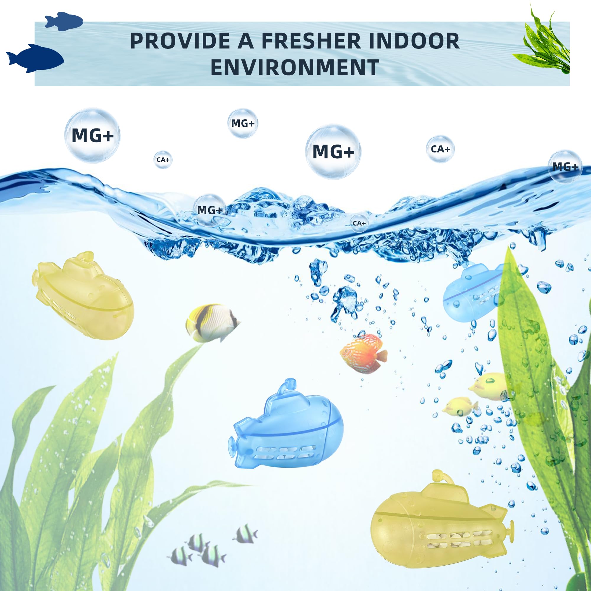 Humidifier Tank Cleaner Adorable Submarine (18 Count)