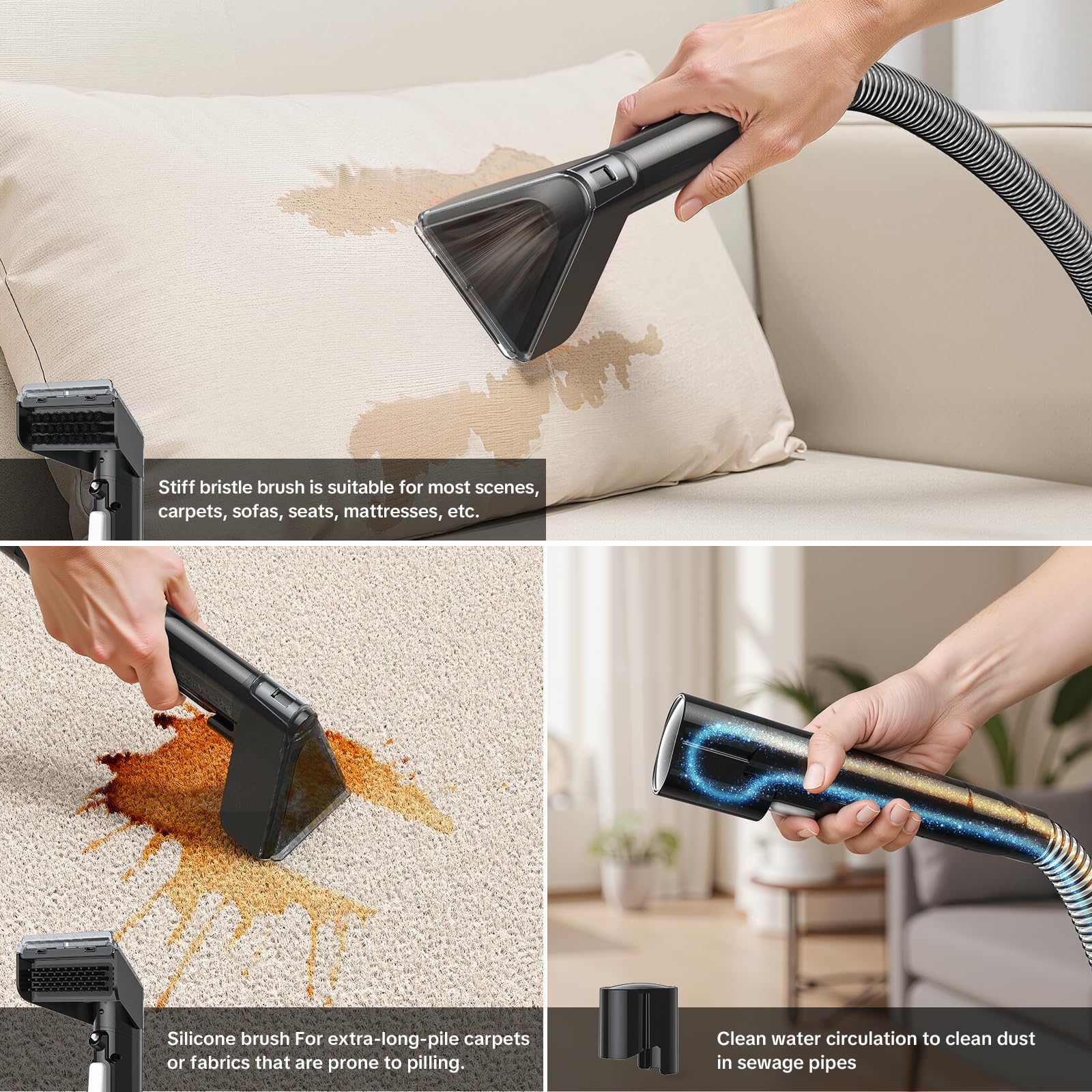 Couch Cleaner Machine 600W Motor
