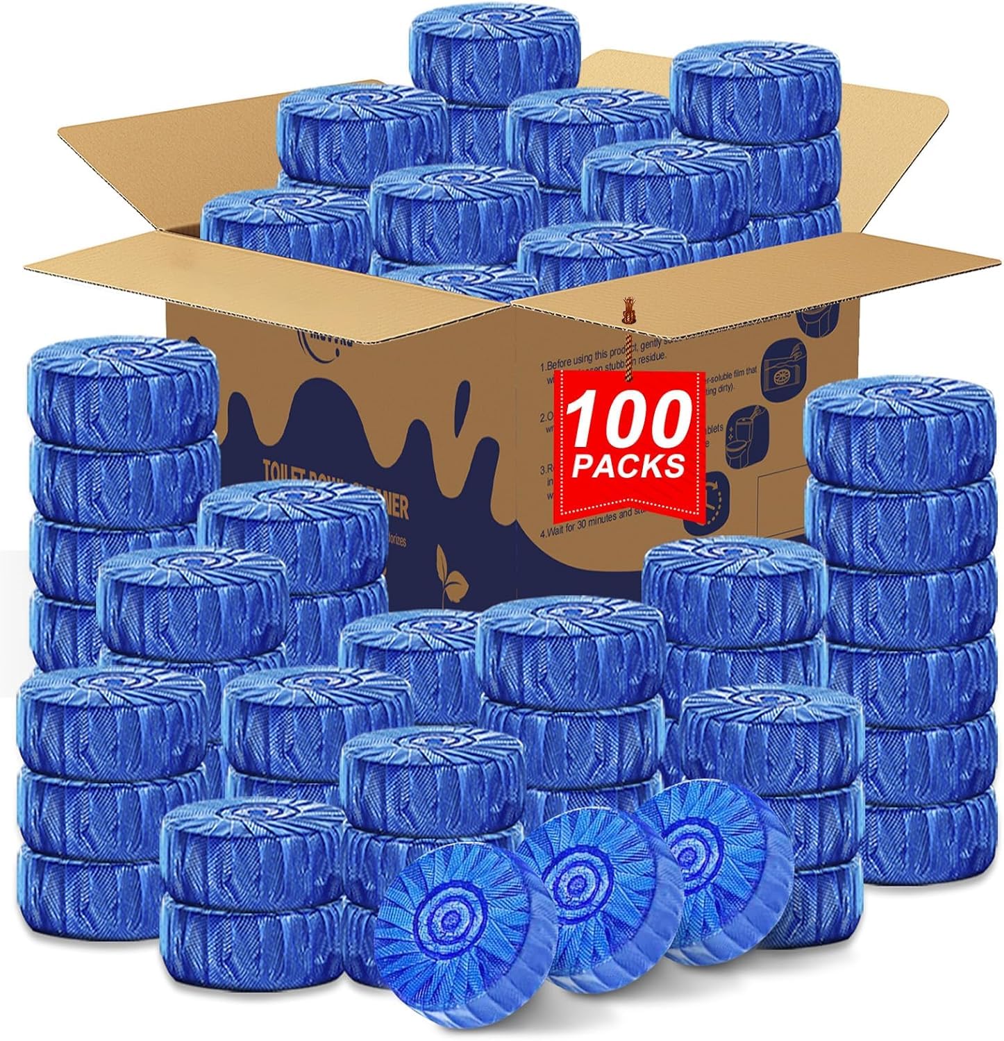 Toilet Bowl Cleaner Tablets 100 Count