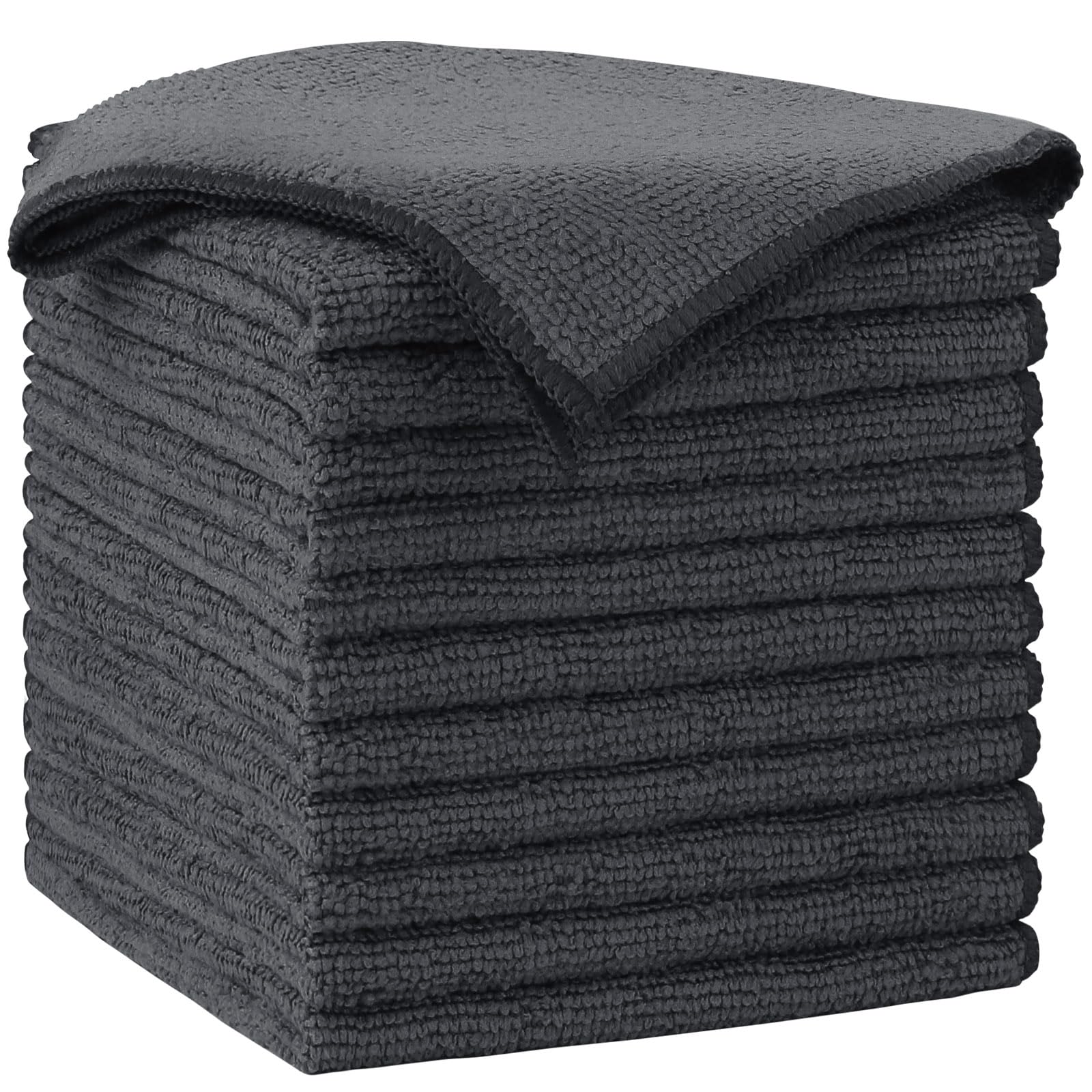 Gray Microfiber Cleaning Cloth (12 Count)