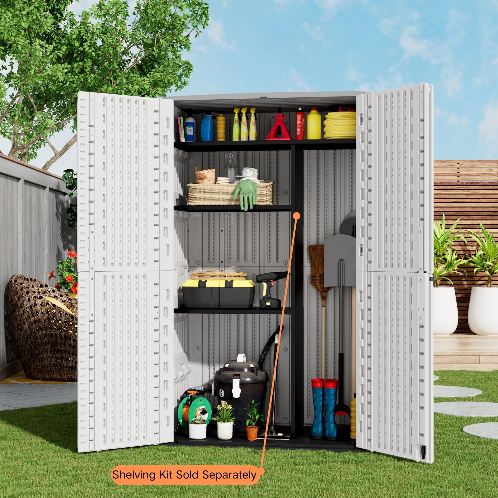 Resin Outdoor Storage Shed