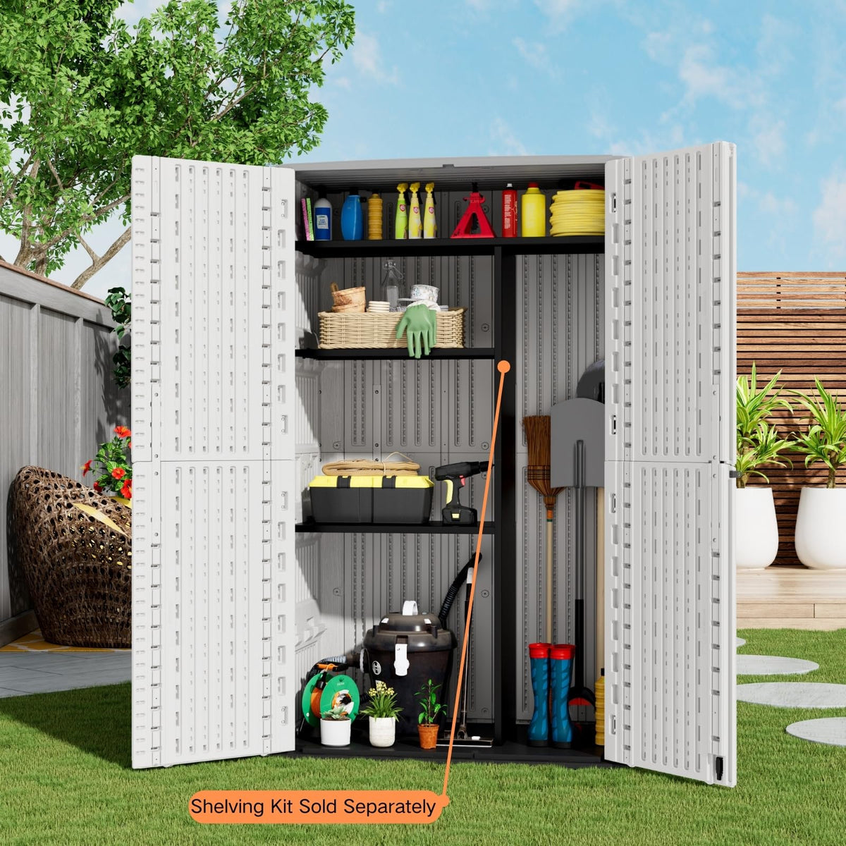Resin Outdoor Storage Shed