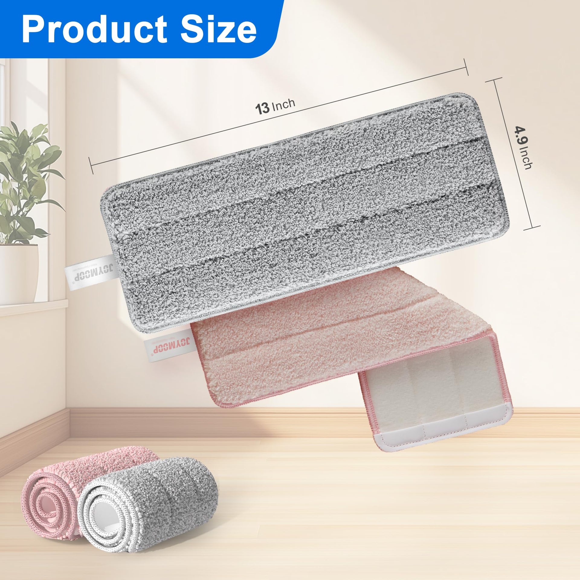 Microfiber Replacement Pads for 13 (2 Count)