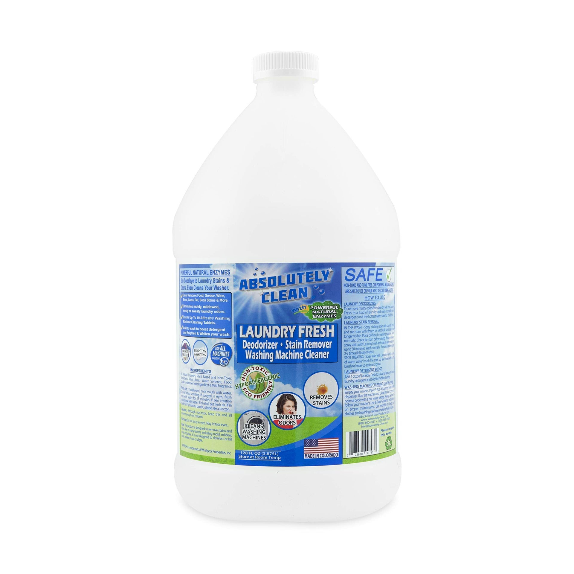 Amazing Laundry detergent liquid Stain and Odor Remover (128 Fl Oz)