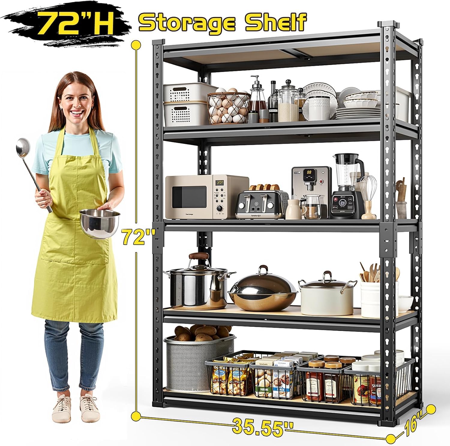 2050LBS Heavy Duty Garage Shelving