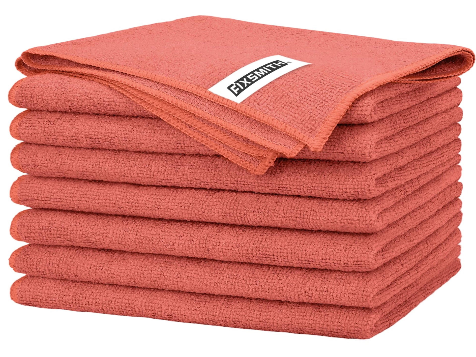 Red Microfiber Cleaning Cloth (8 Count)