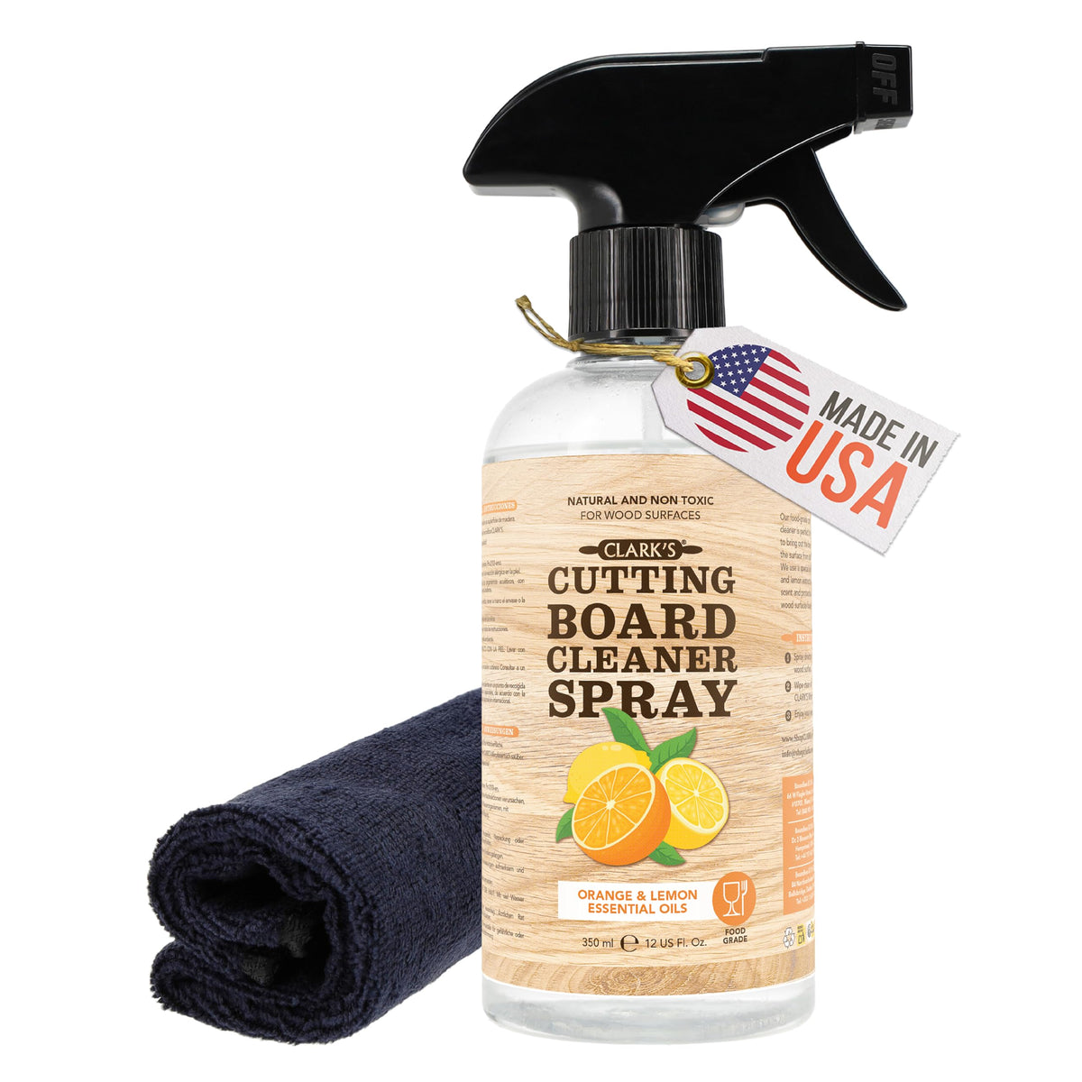 Cutting Board Spray Cleaner 12 oz