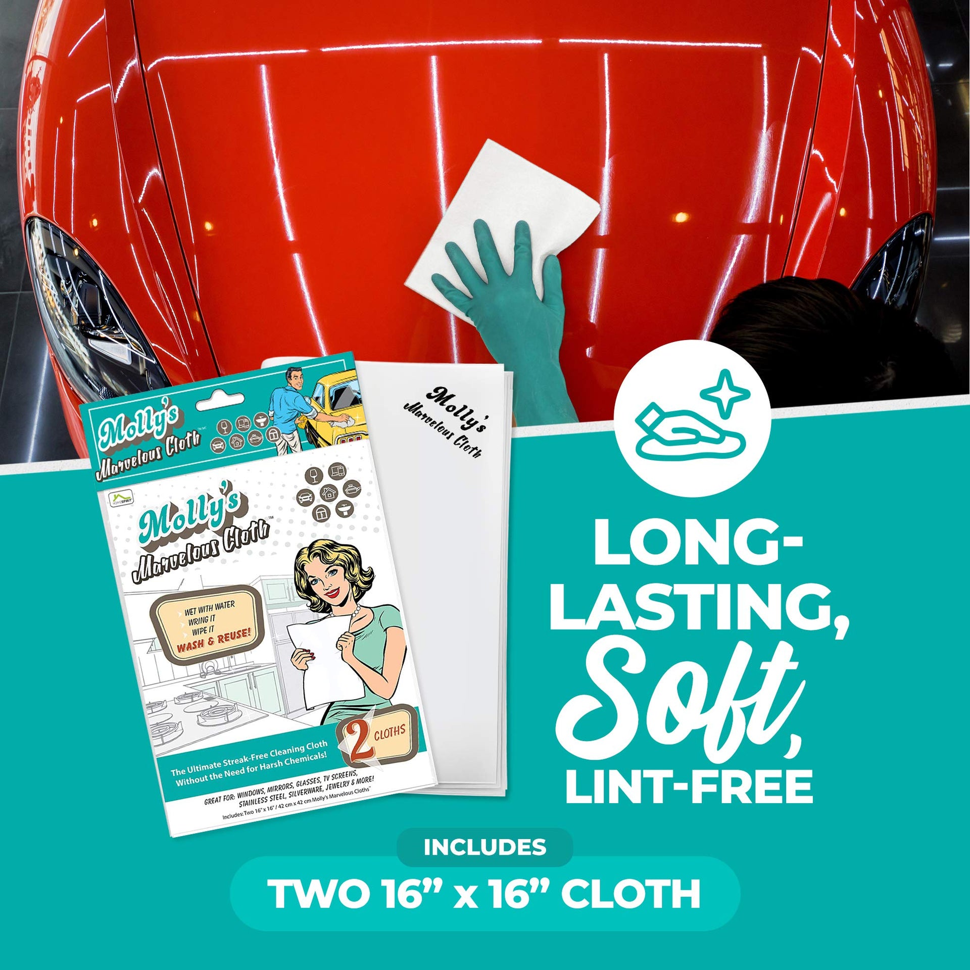 Molly's Marvelous Cloth (2 Count)