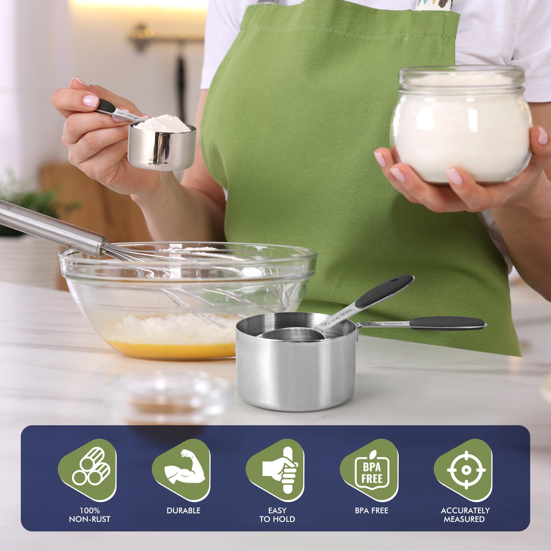 10 PACK Measuring Cups and Spoons Set (10 Count)