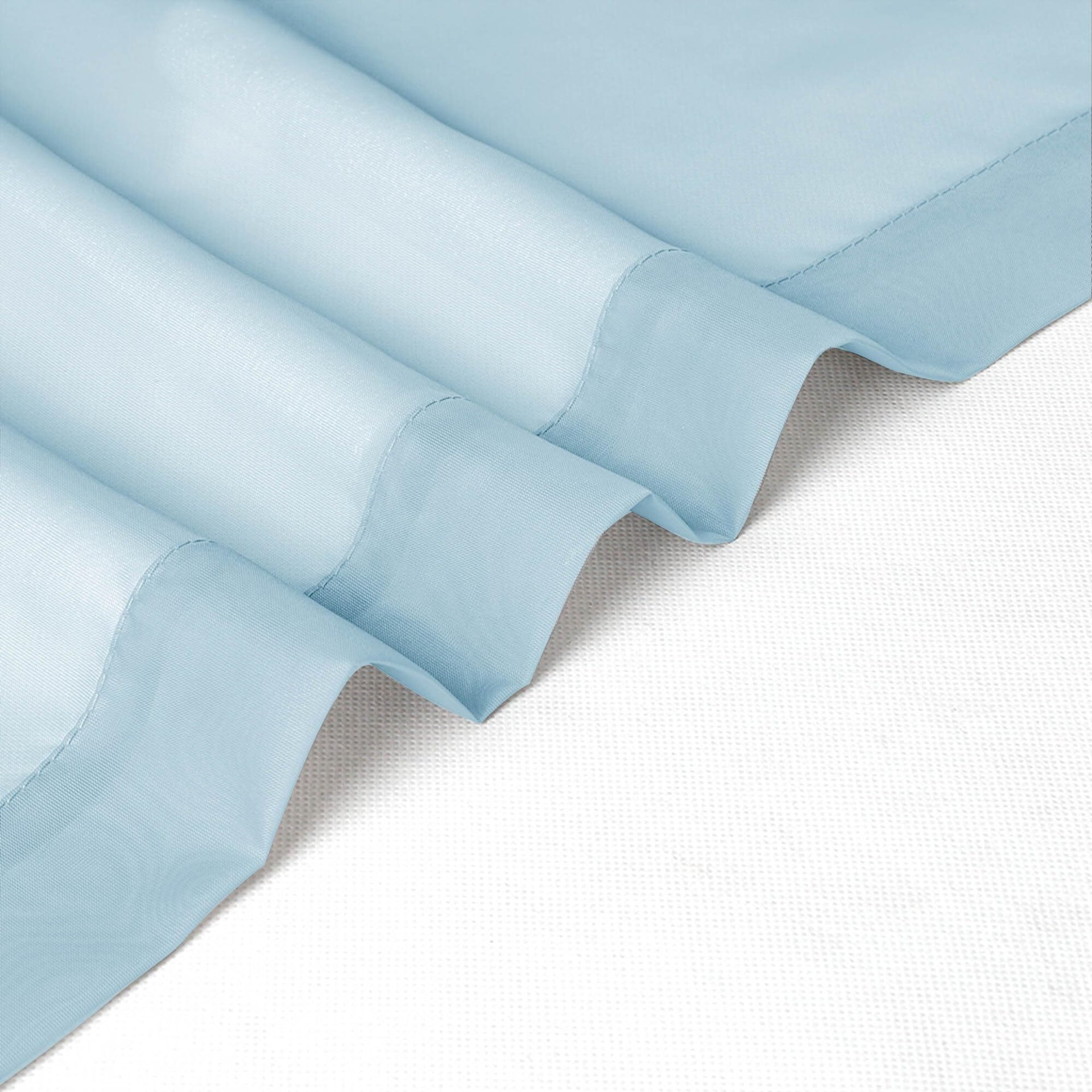 Sky Blue Sheer Curtains 45 Inch Long 2 Panels (2 Count)